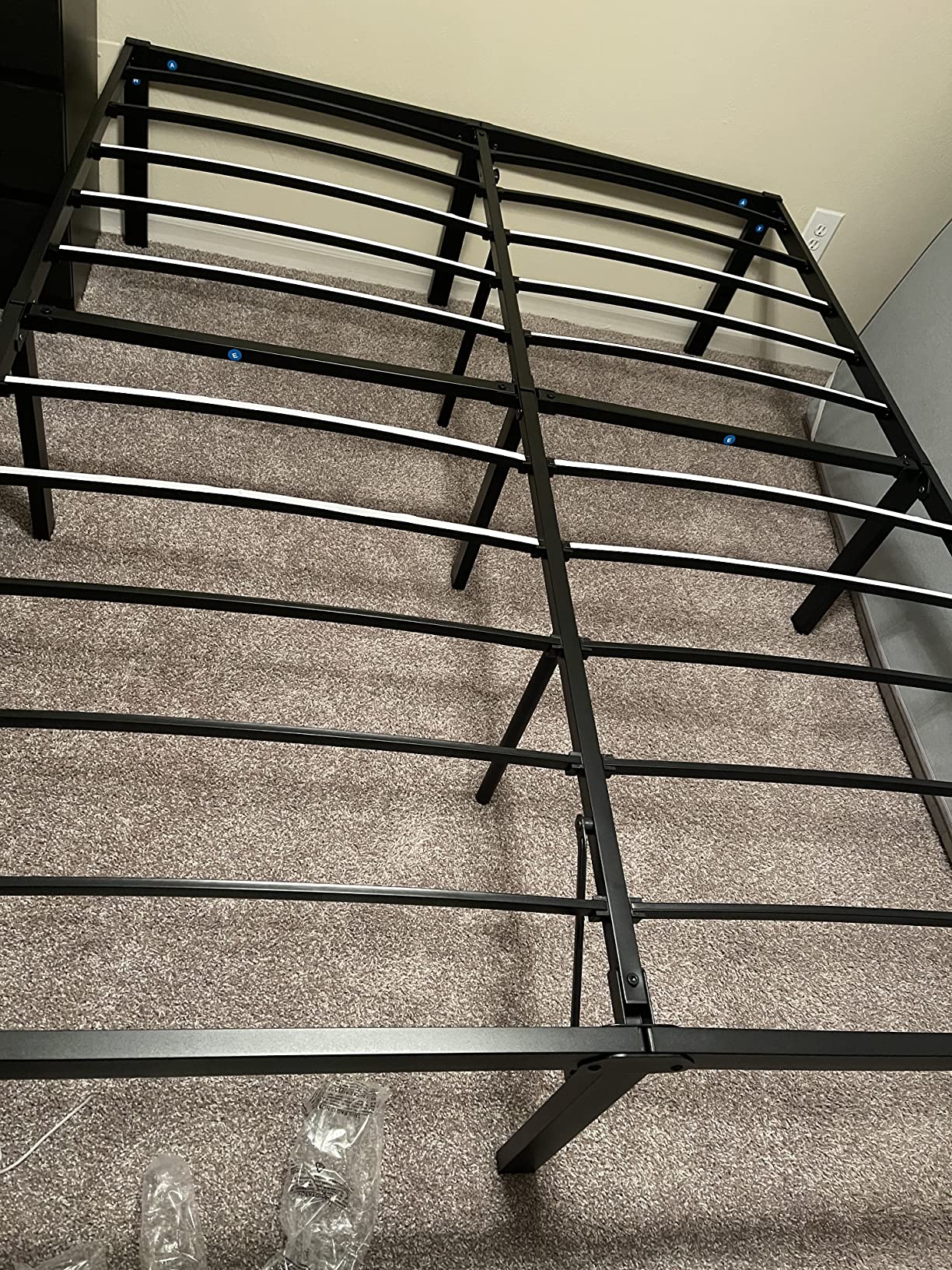 18/mo Finance Amazon Basics Heavy Duty NonSlip Bed Frame with Steel