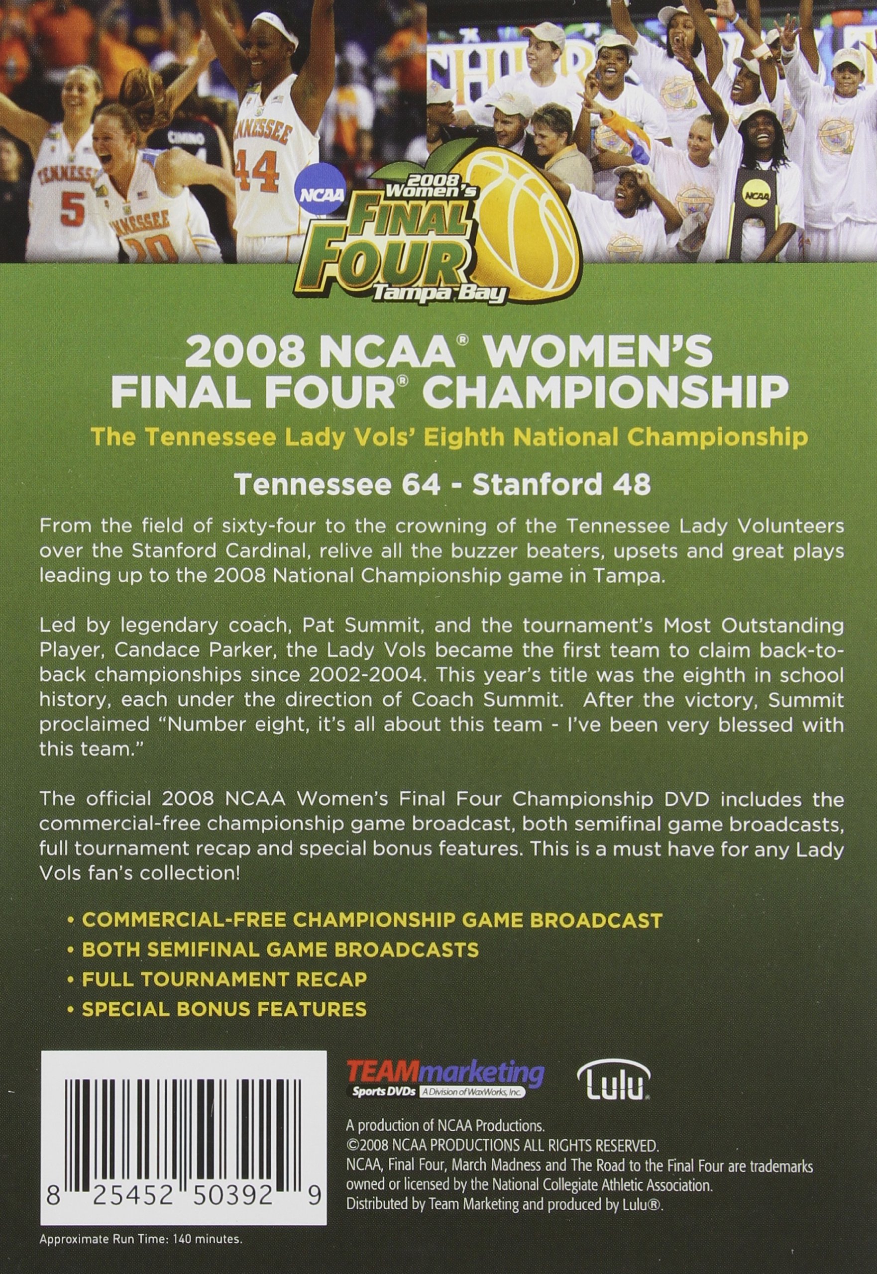 Amazon.com: 2008 Women's NCAA Championship DVD TM0400 : NCAA
