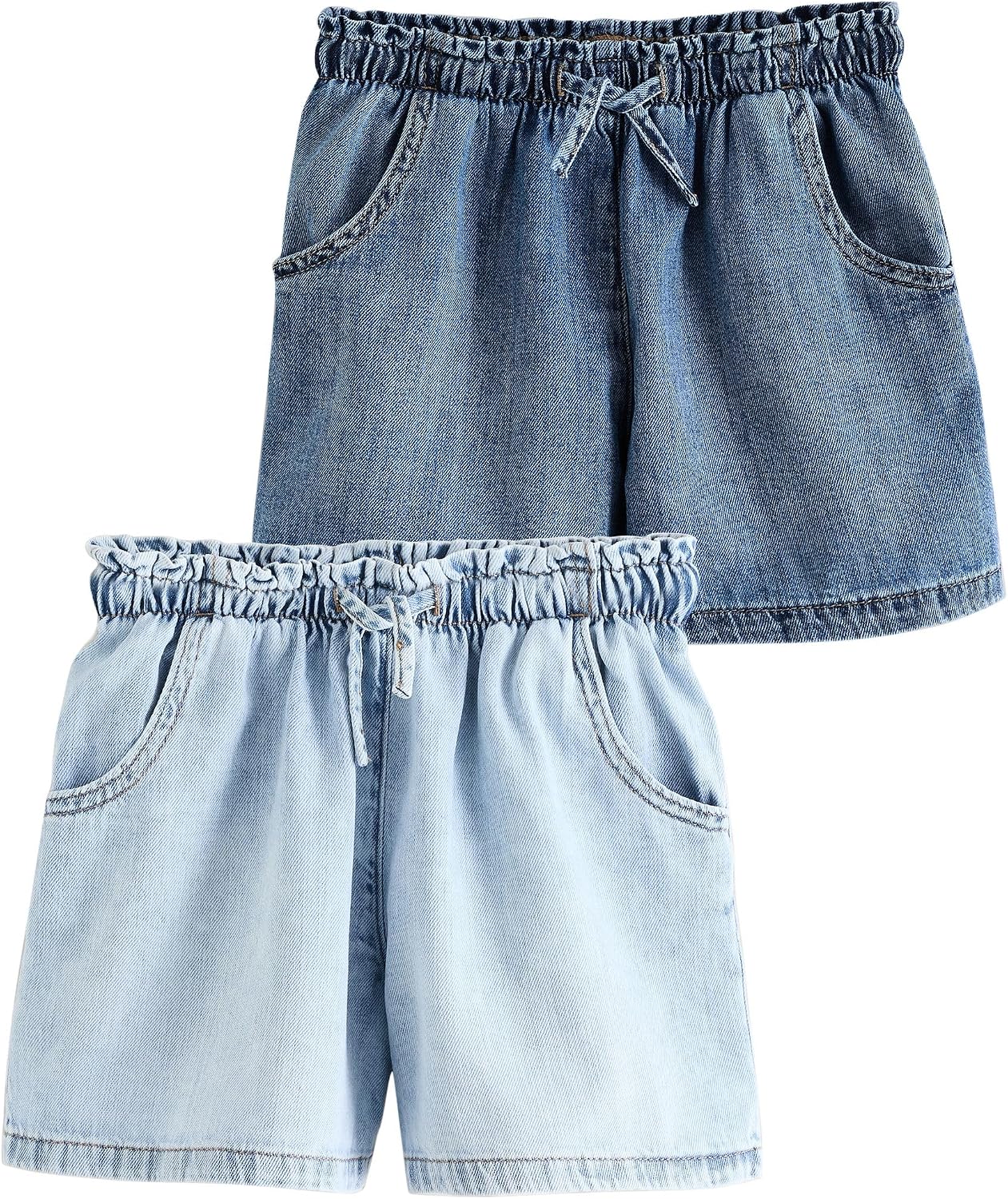 NEXT Girls Denim Shorts 2 Pack