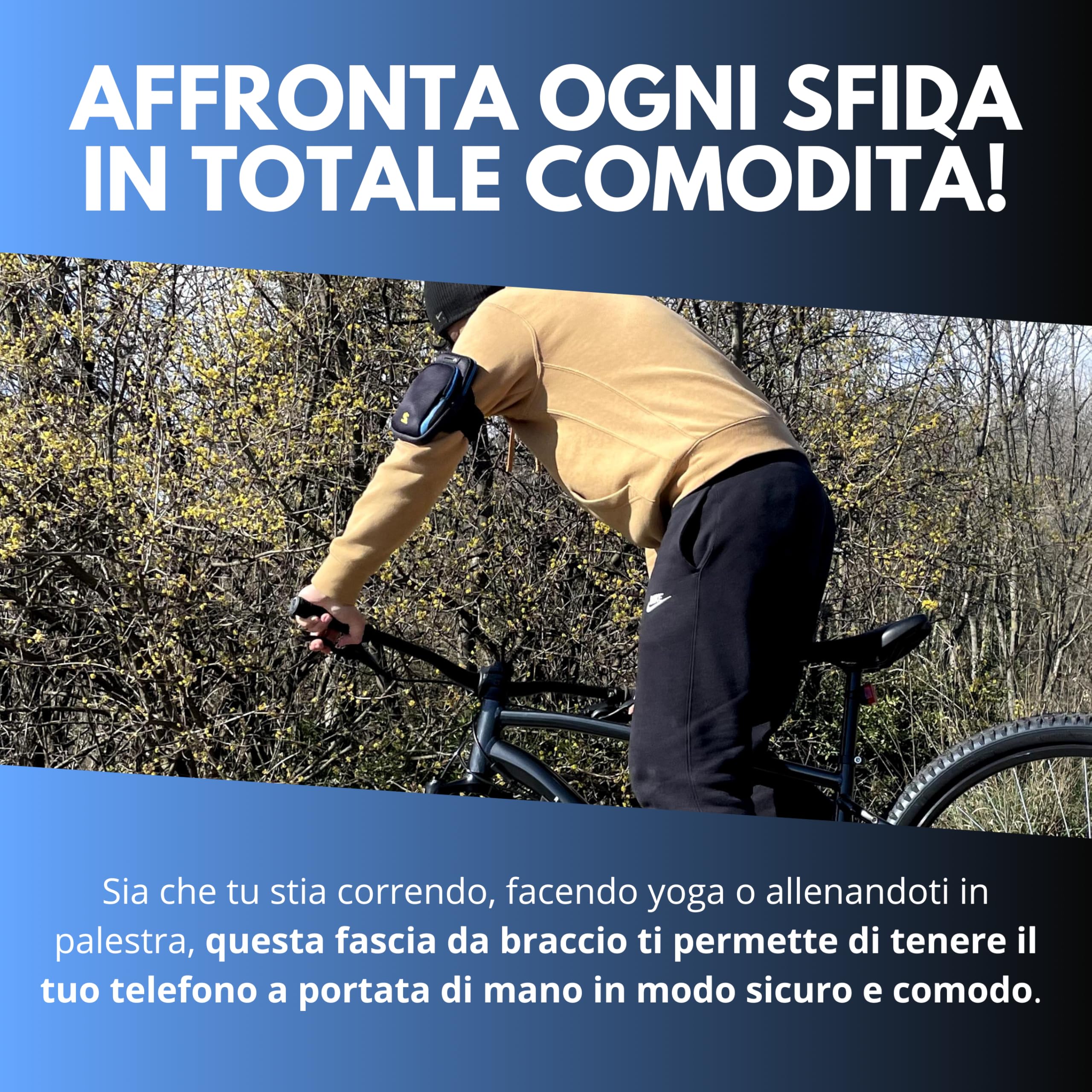 Lunge&SprintBAG Portatelefono Da Corsa Idrorepellente Traspirante Capiente Resistente