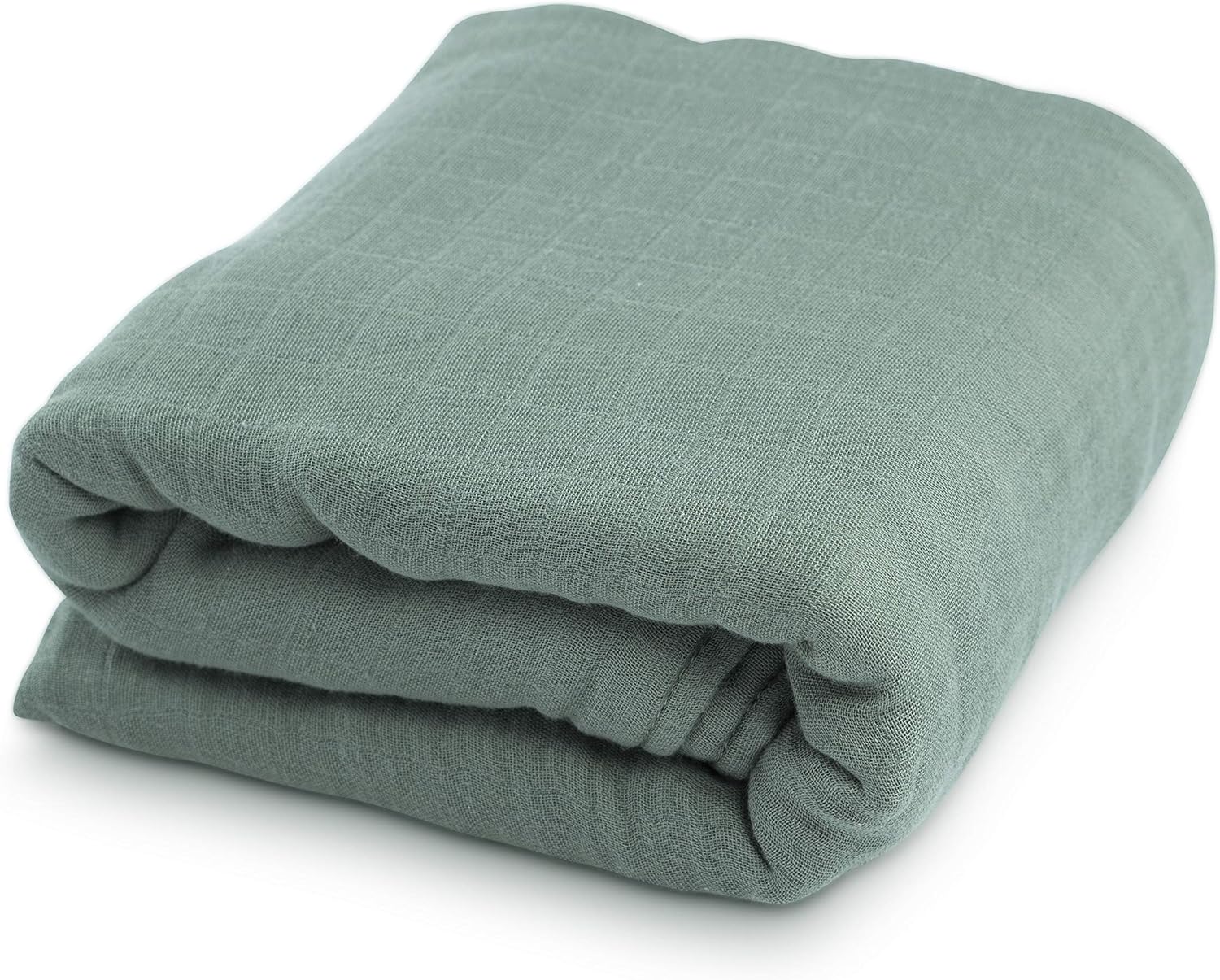 Natemia XL Muslin Baby Blanket - Ultra Soft, Breathable Baby Blankets for Girls, Boys, Parents - Newborn Essentials - Multi-Purpose Stroller Cover, Play Mat, Snuggly Throw Blanket - Cotton Rayon Blend