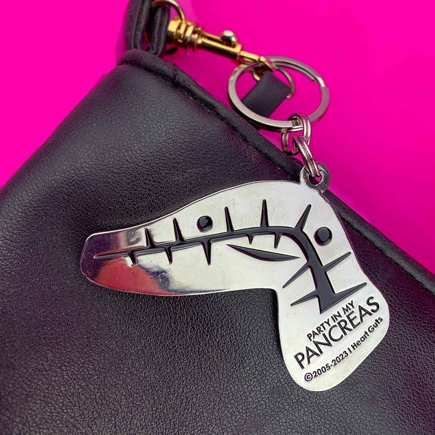 I Heart Guts Pancreas Keychain – Sweet On You - Diabetes Awareness Gift, Type 1 & 2 Support, Pancreatic Surgery Recovery, Cute Endocrine Health Keychain