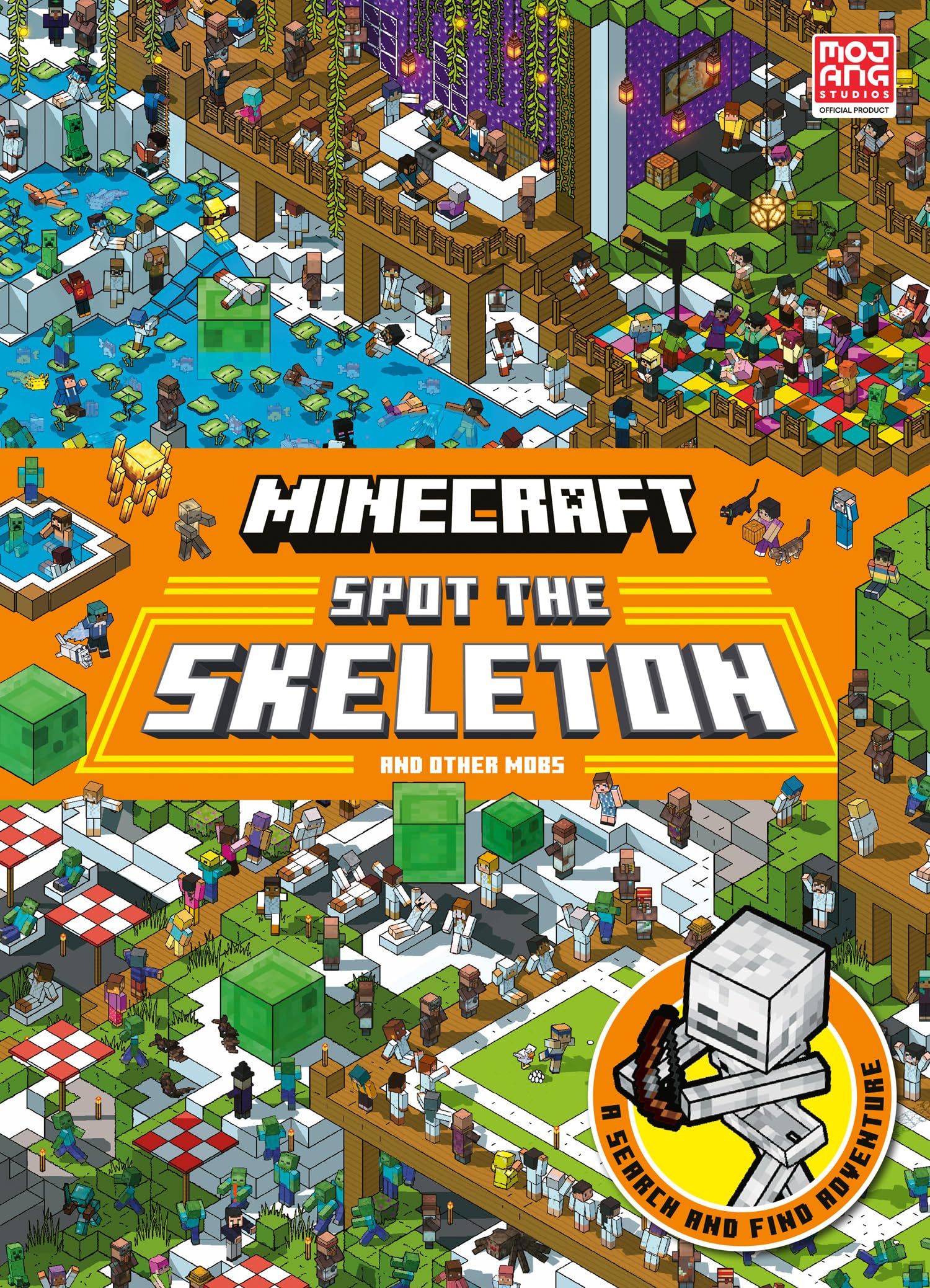 Minecraft Spot the Skeleton Search and Find: An official illustrated children’s Minecraft search and find book, the perfect gift for kids aged 6, 7, 8, 9 and 10!