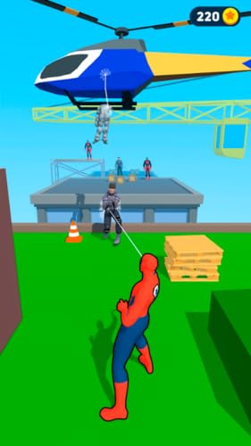Web Shot : Jeu de héros sur balançoire à corde - Aventure de super-héros avec des pouvoirs d'araignée et des batailles épiques en ville ! – vue 2
