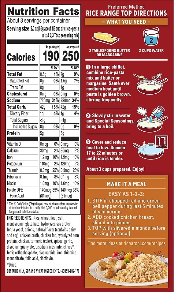 Rice-a-Roni Rice Pilaf (Pack of 2)