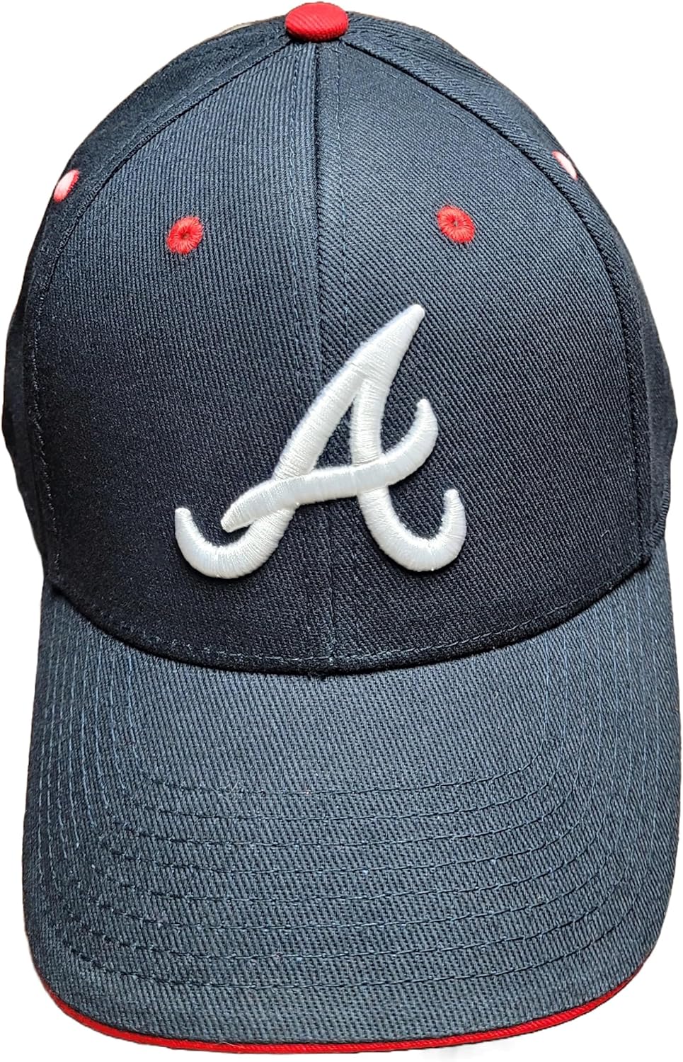 Fan Favorite Atlanta Braves Cap Adjustable Hat Navy - Image 5