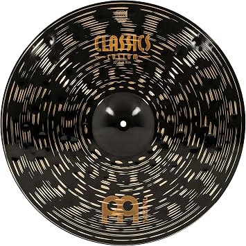 Meinl 22" Ride Cymbal - Classics Custom Dark - Made in Germany, CC22DAR | Cymbal for Drum Set, B12 Bronze
