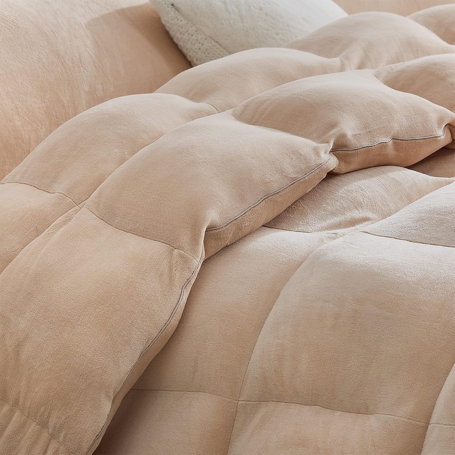 Byourbed Boi He Thick® - Coma Inducer® Oversized King Comforter Set - Almond Taupe