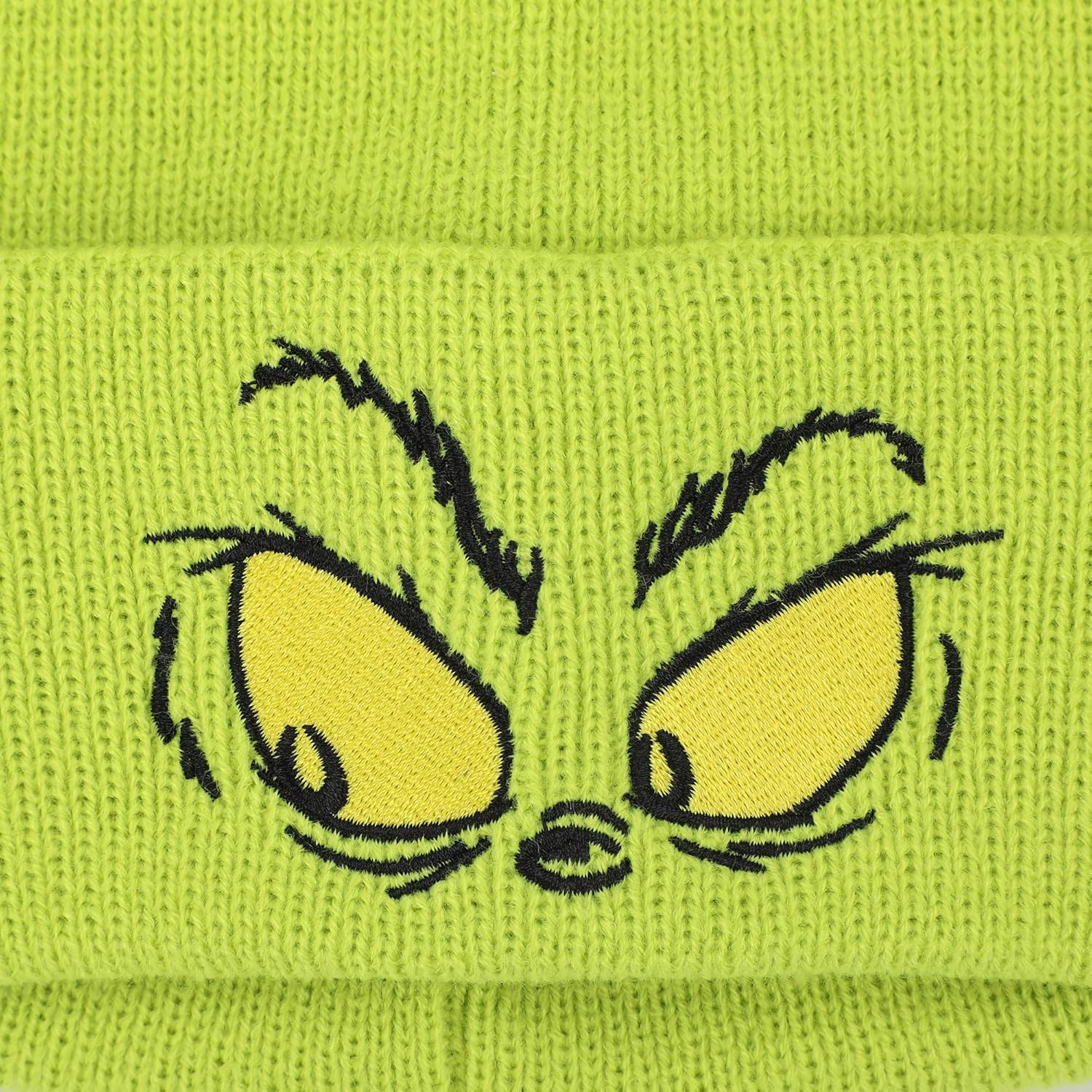 Bioworld The Grinch Eyes Green Knit Santa Cap