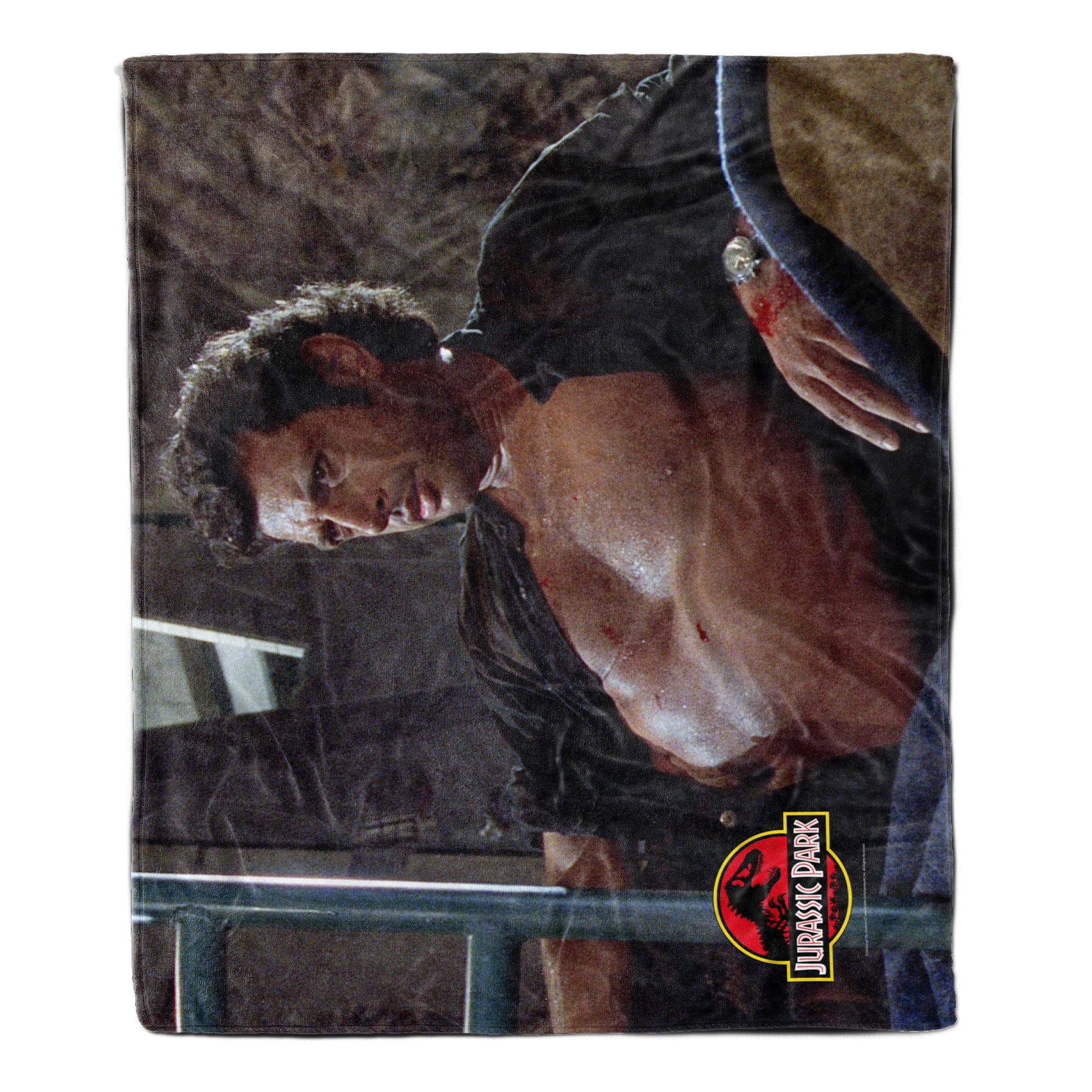 Zavvi Jurassic Park Jeff Goldblum Fleece Blanket M