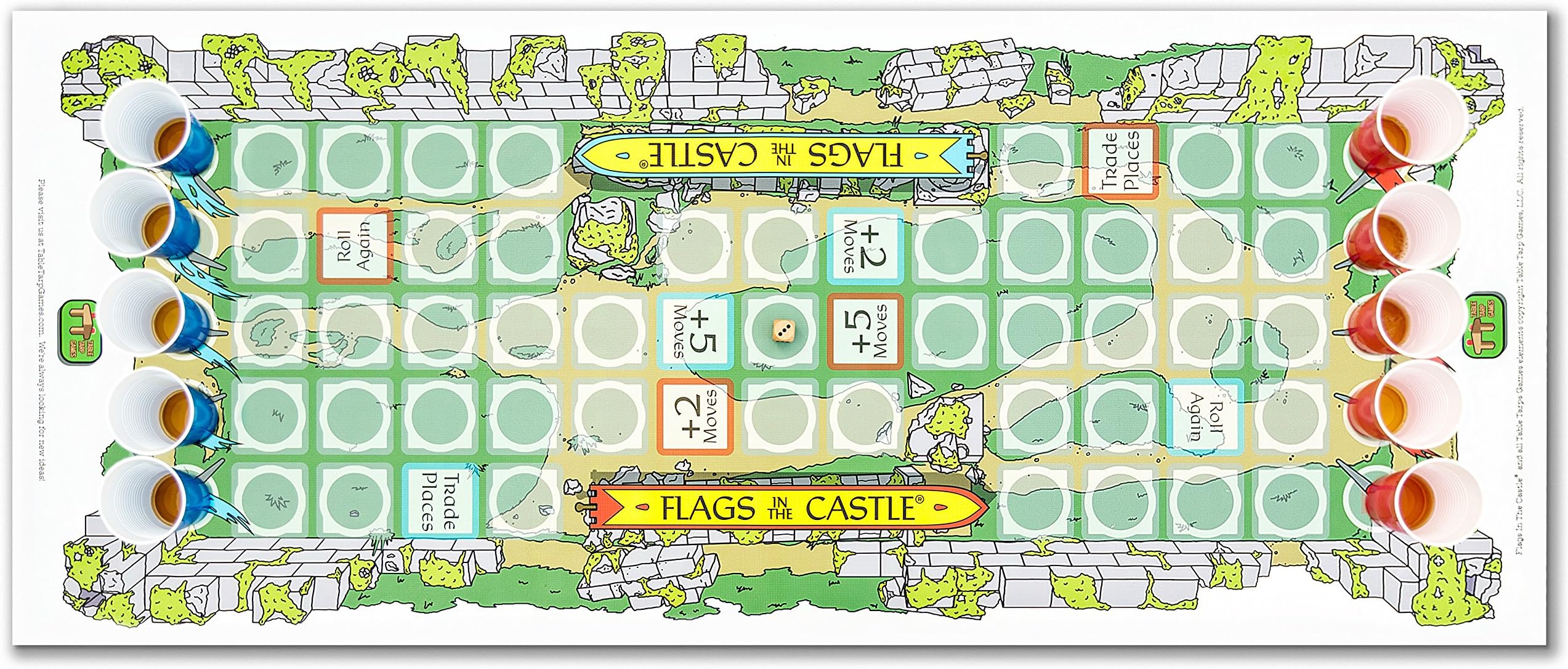 Flags in The Castle (a Drinking Board Game)