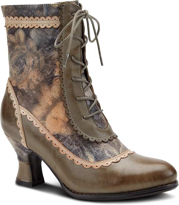 olive green ankle boots for women