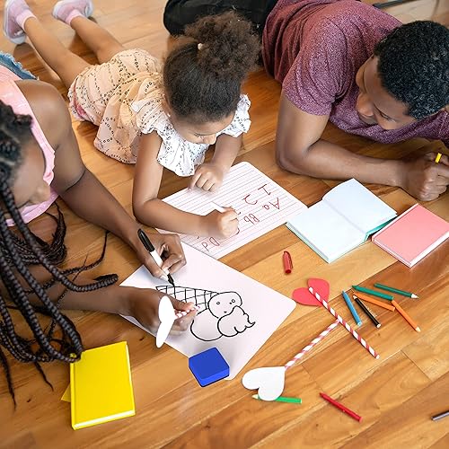 Miniatura 6 de Paquete de 10 pizarras blancas pequeñas de 9 x 12 pulgadas para estudiantes, pequeñas pizarras de borrado en seco, mini pizarra blanca de doble
