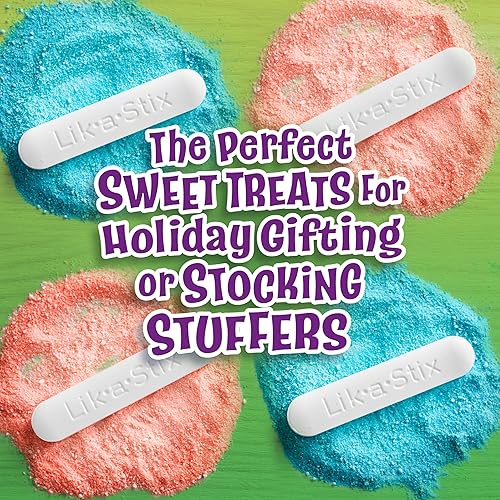 Miniatura 5 de Fun Dip Caramelos navideños LIK-M-AID, Dip de caramelo en polvo Razzle Apple Magic y Cherry Yum Diddly, 8 bolsas