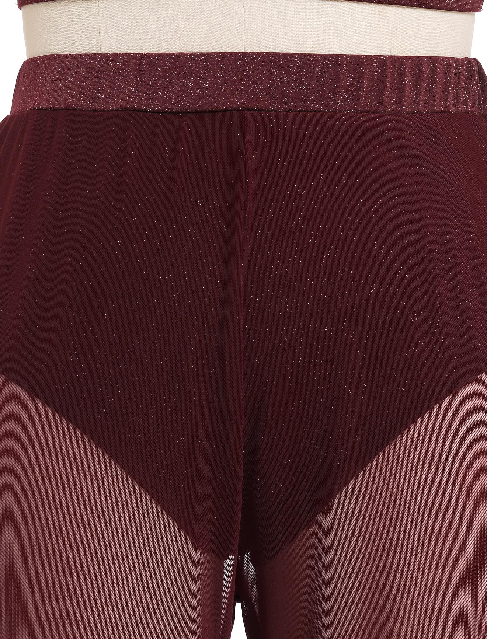 FYMNSI Costume da danza lirica, moderno, contemporaneo, da balletto, senza maniche, con gamba larga