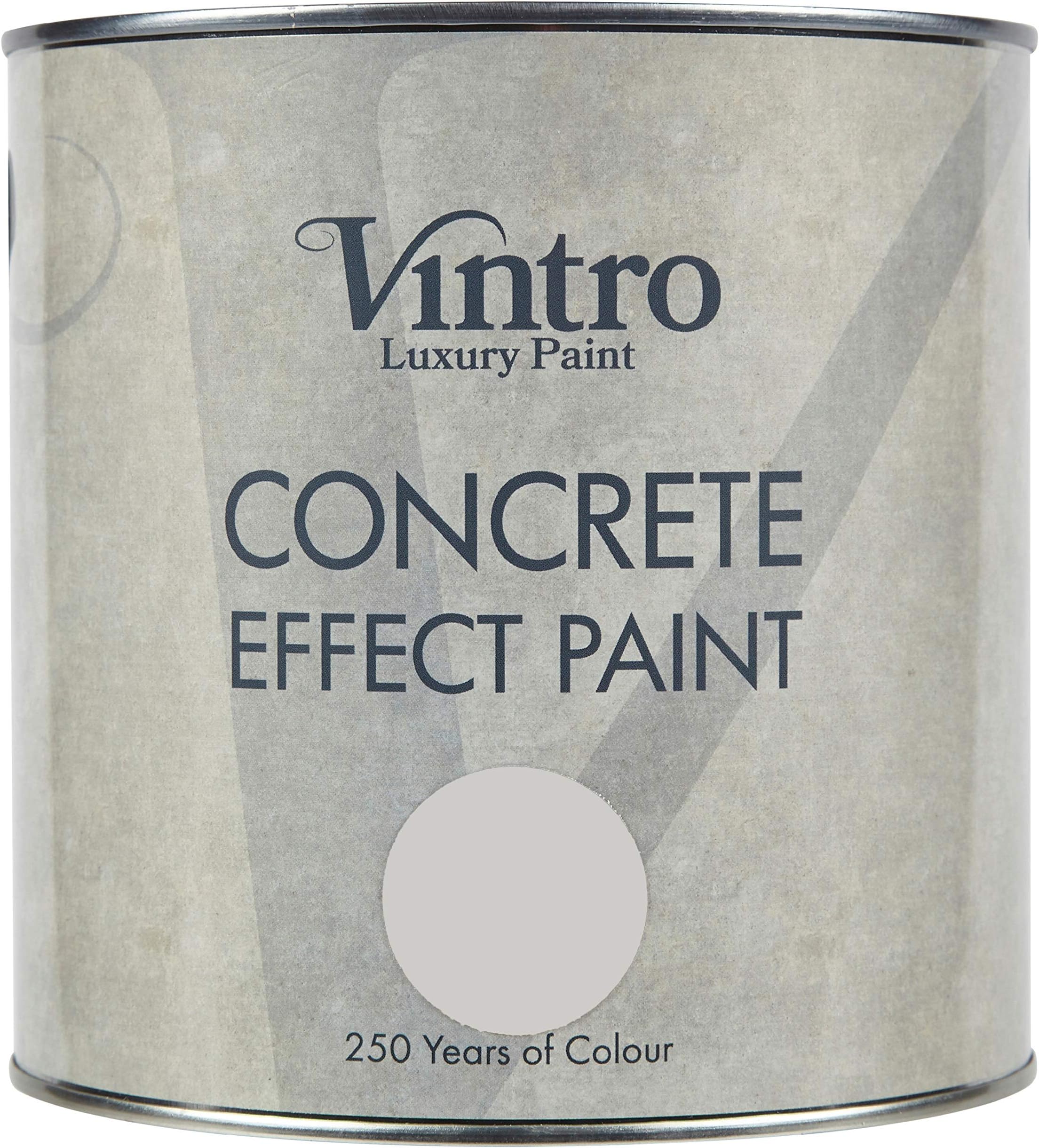 Vintro Paint | Concrete Effect Paint | Light Grey | 2.5L (Chalk)