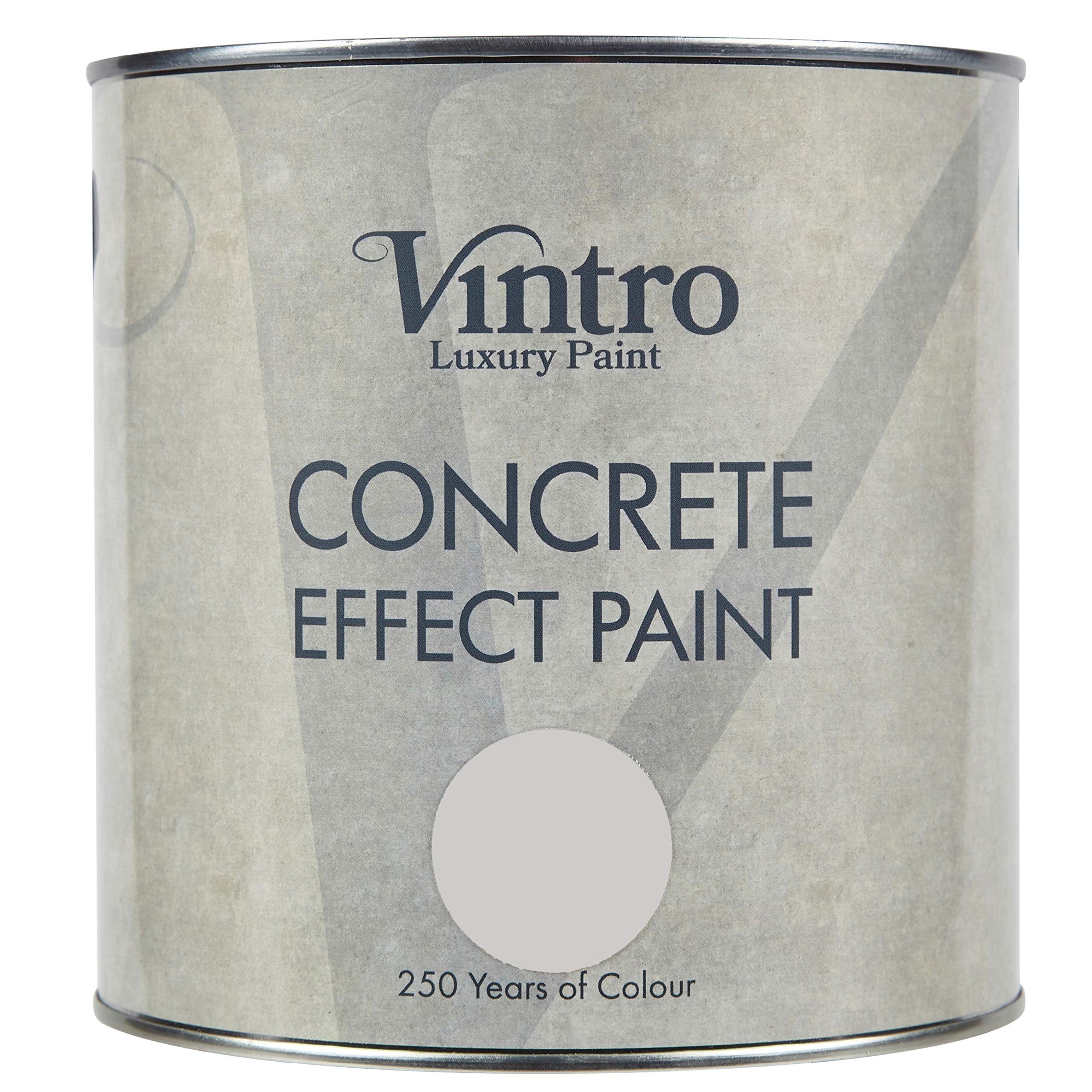 Vintro Paint | Concrete Effect Paint | Light Grey | 2.5L (Chalk)