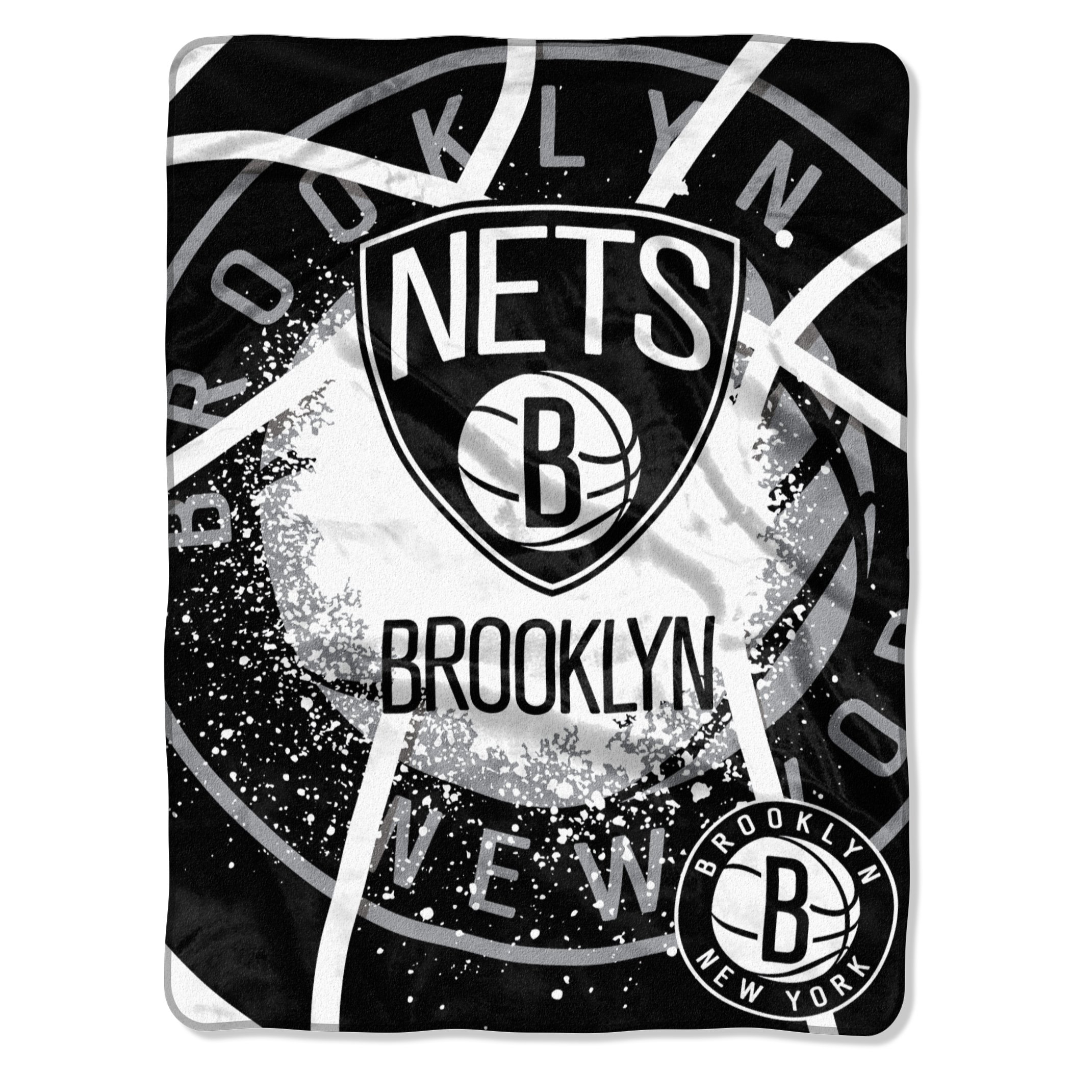 The Northwest Company NBA Brooklyn Nets Raschel Throw Blanket, 60