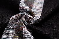 Vista 45 de Urban CoCo Poncho de colores para mujer, chal con frente abierto, color en bloques