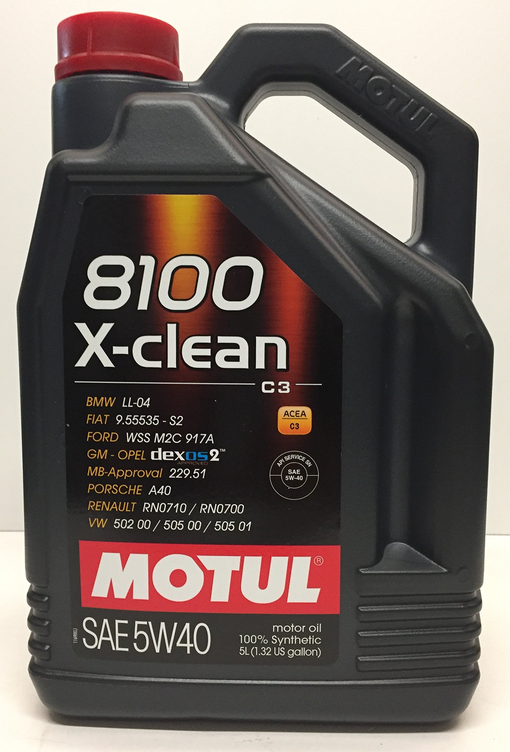 Aceite Motor Motul 8100 X-Clean Acea C3 5 W-40, 10 L