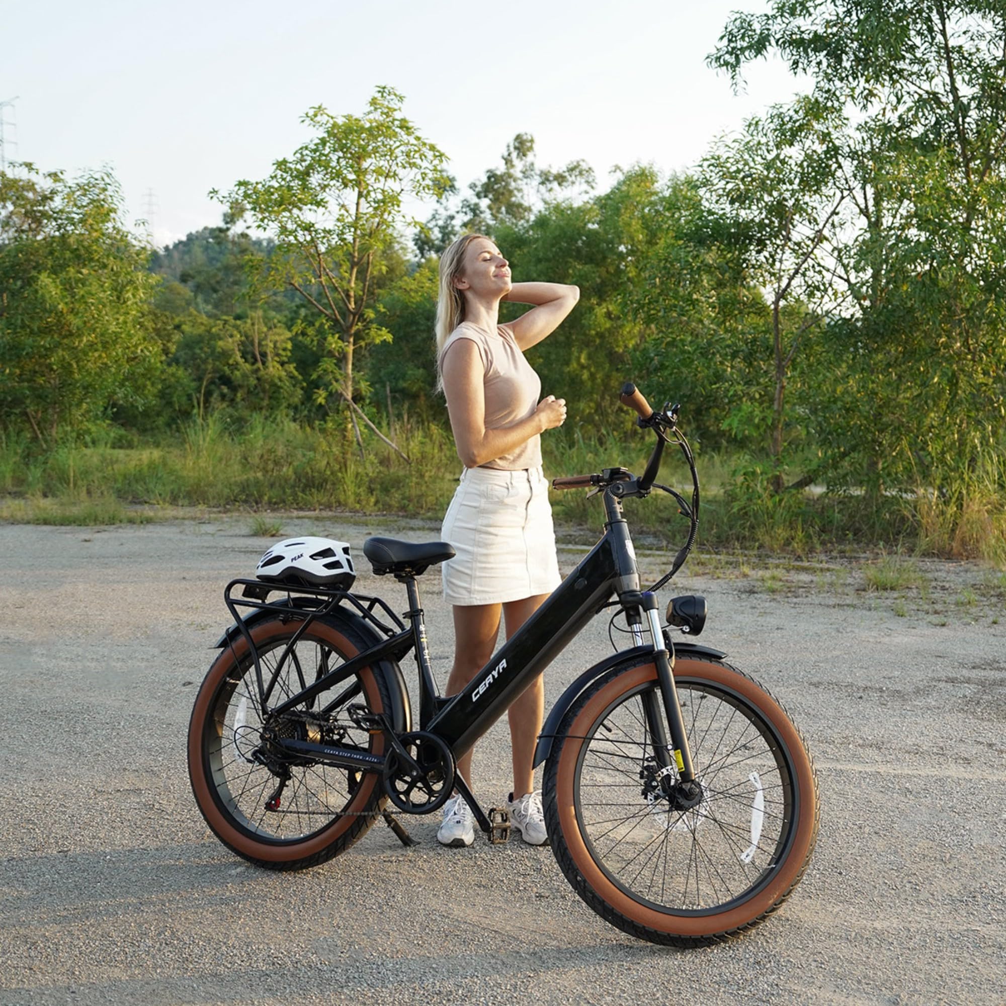 Vélo électrique 26 Pouces 3.0 Fat Bike Electrique Adulte Ebike avec Dérailleur 7 Vitesses,Batterie 48V20Ah,Suspension Avant,Frein à Disque