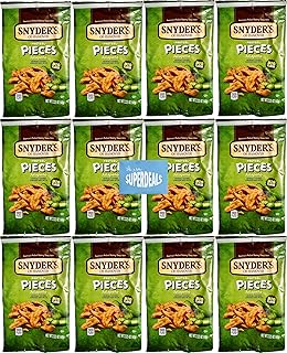 Snyder's of Hanover Pretzel Pieces, Jalapeno, 2.25 oz Pack of 12 bundled by SUPERDEALS with mystery gift in every order