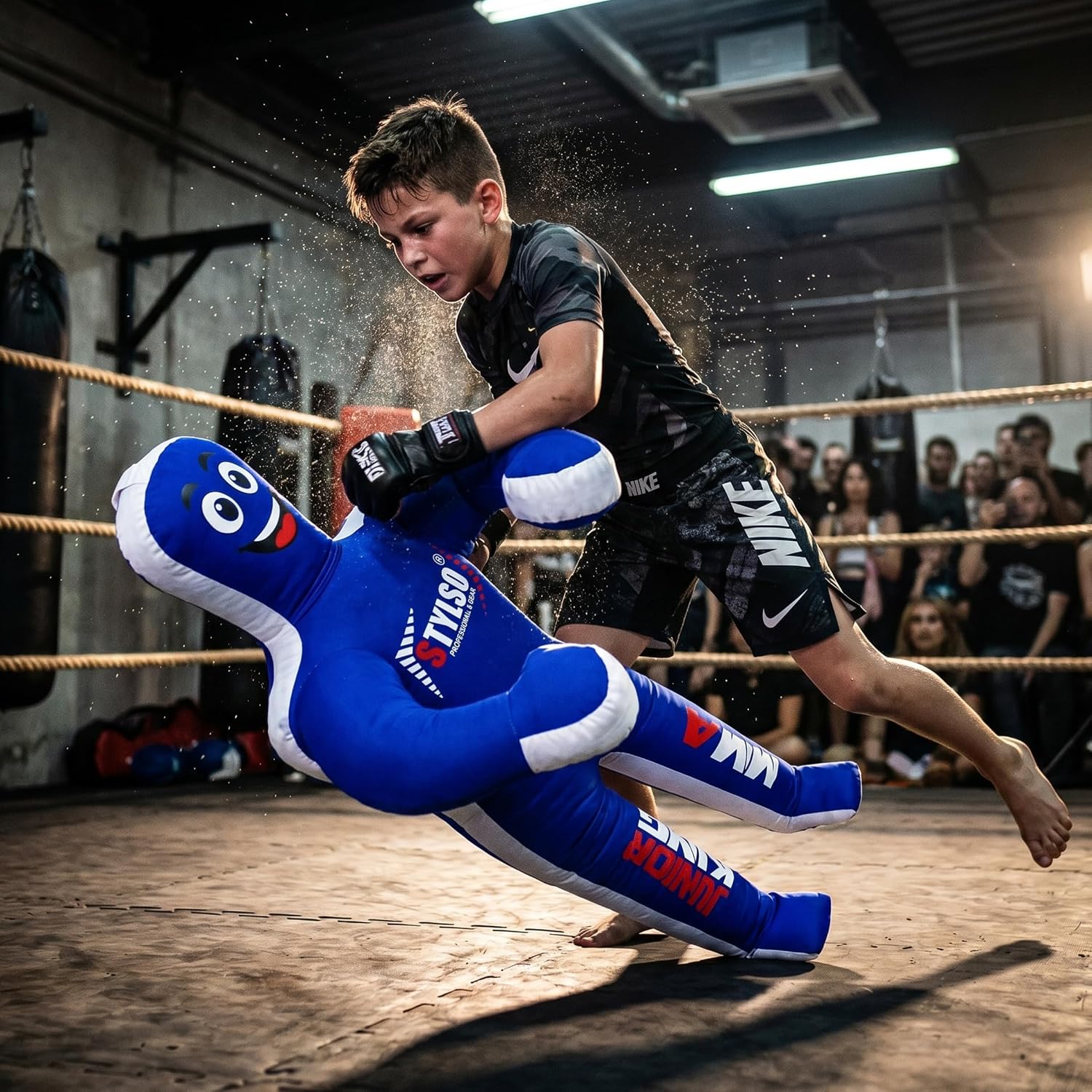 Unfilled Wrestling Dummy for Kids – Youth Grappling Dummy BJJ, MMA, Jiu Jitsu & Judo Training Partner – Durable Martial Arts Practice Buddy