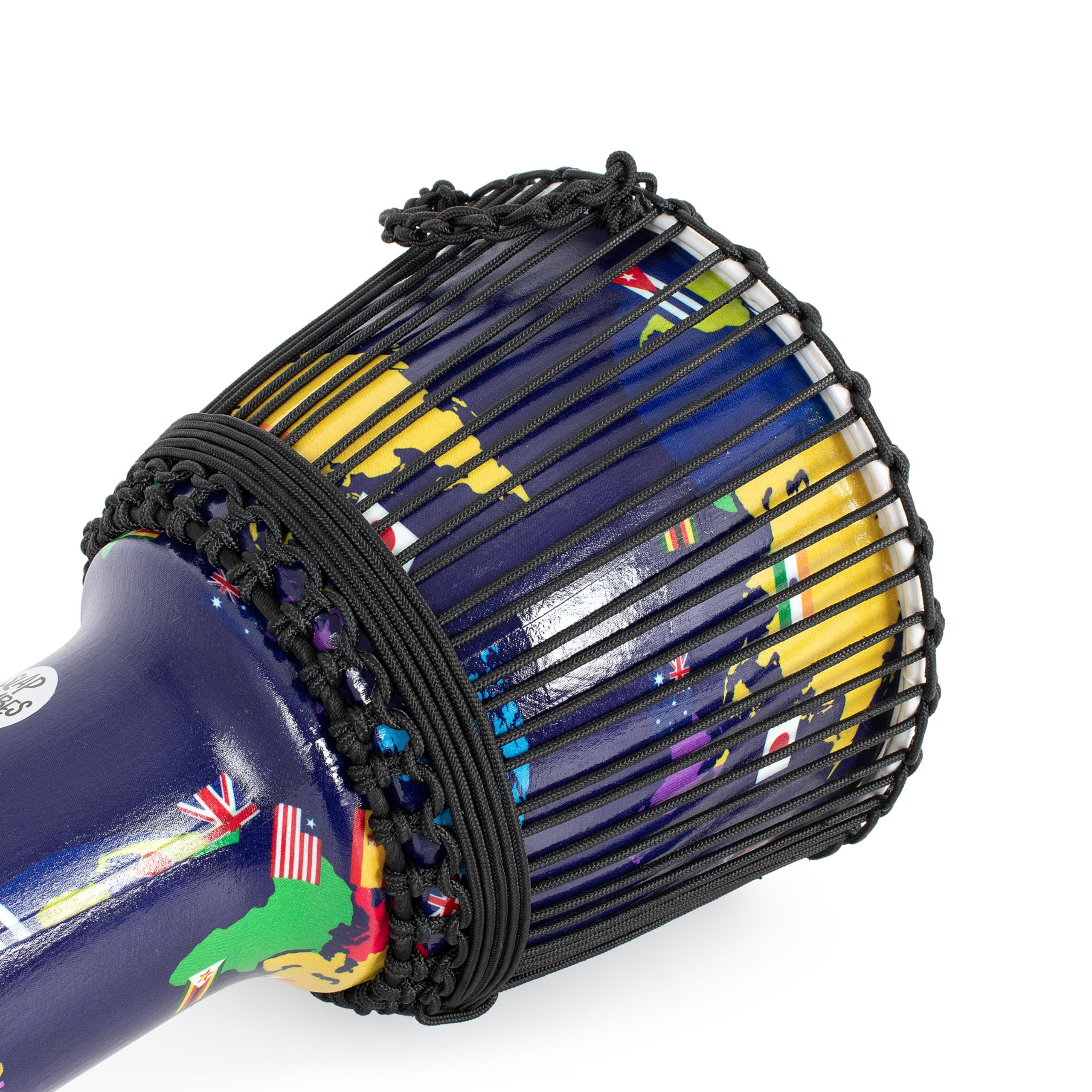 Percussion Plus World Slap Djembe Mixed 4 Pack - Rope Tuned