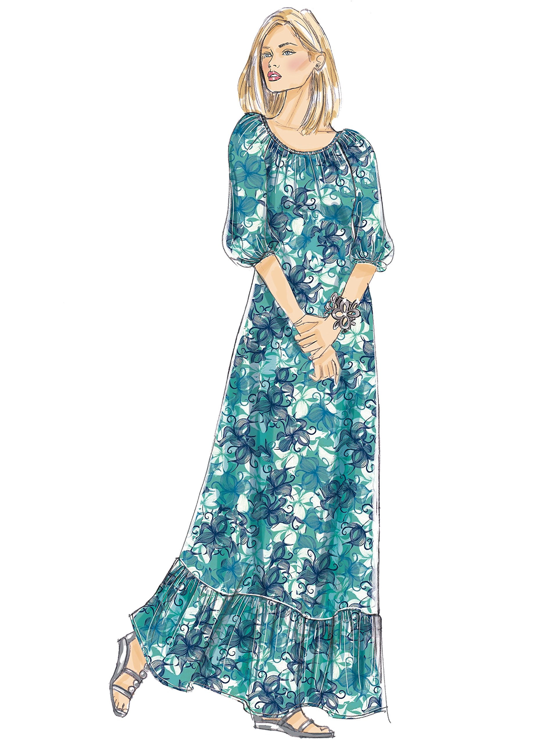 Amazon.com: McCall Pattern Company Misses' Dress Sewing Pattern, ZZ  (LRG-XLG-XXL) : Arts, Crafts & Sewing