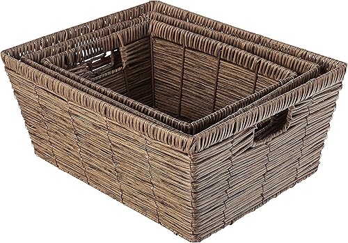 Miniatura 2 de Whitmor Rattique - Cestas de almacenamiento (3 unidades)