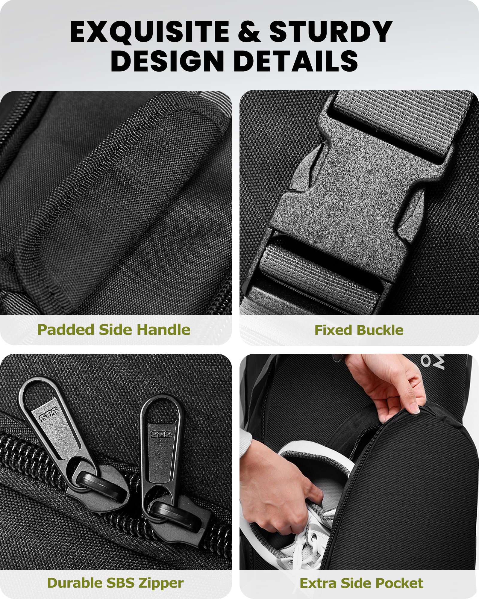 Amazon.com : OutdoorMaster Golf Travel Bag, 900D Oxford Waterproof