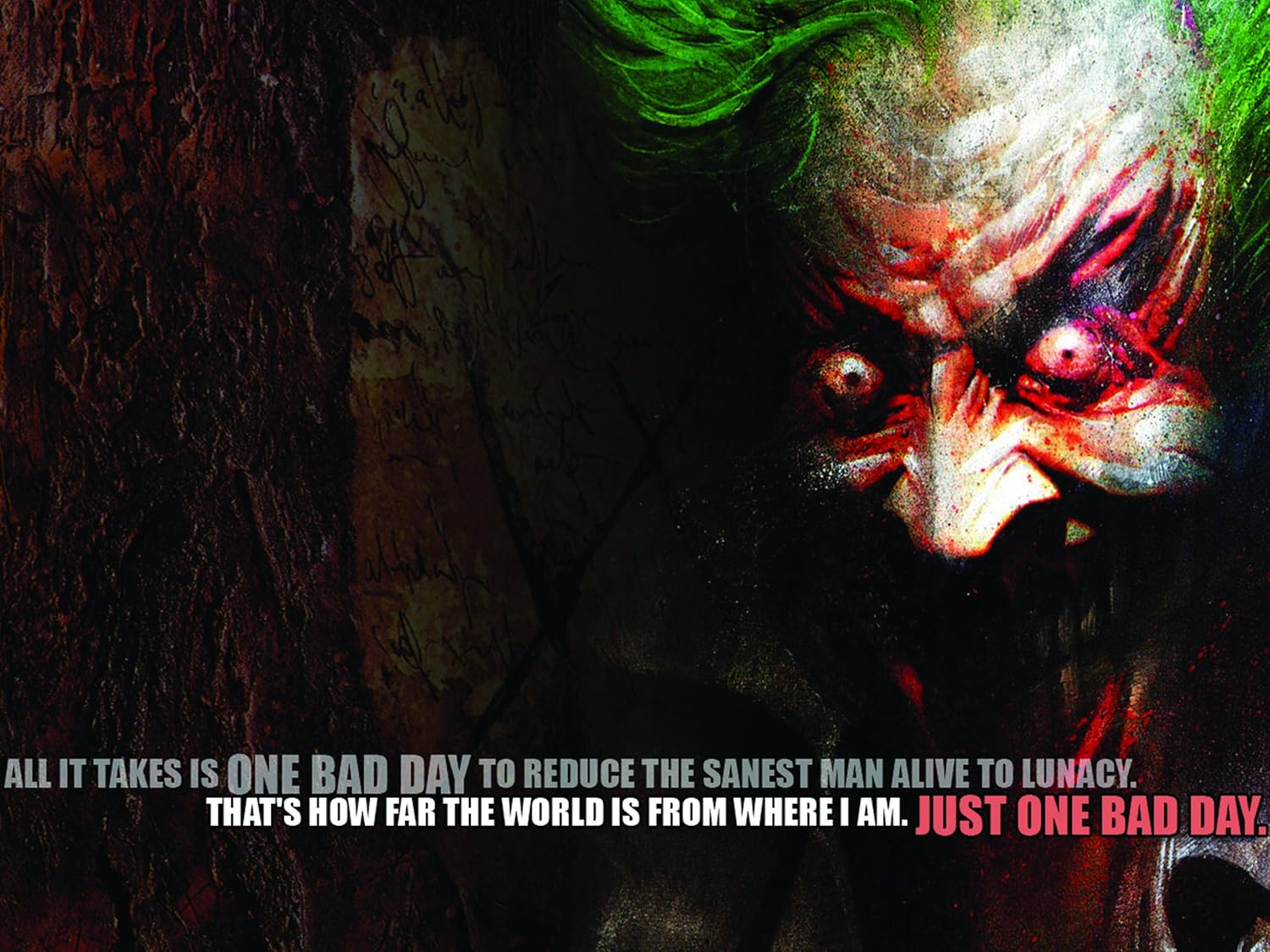 One Bad Day Joker The Joker Just One Bad Day - Batman Dc Comics 18X24 Poster : Amazon.ca: Home