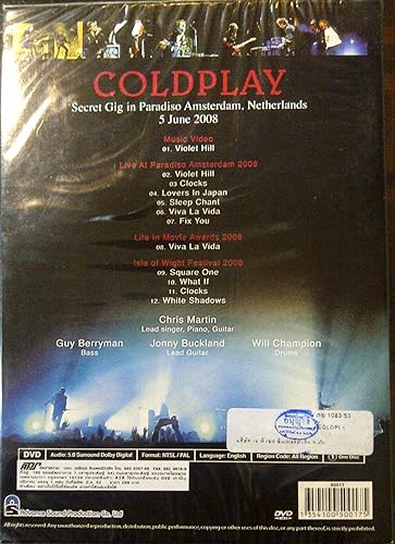 Miniatura 2 de Coldplay Secret Gig in Paradiso Amsterdam 5 June 2008