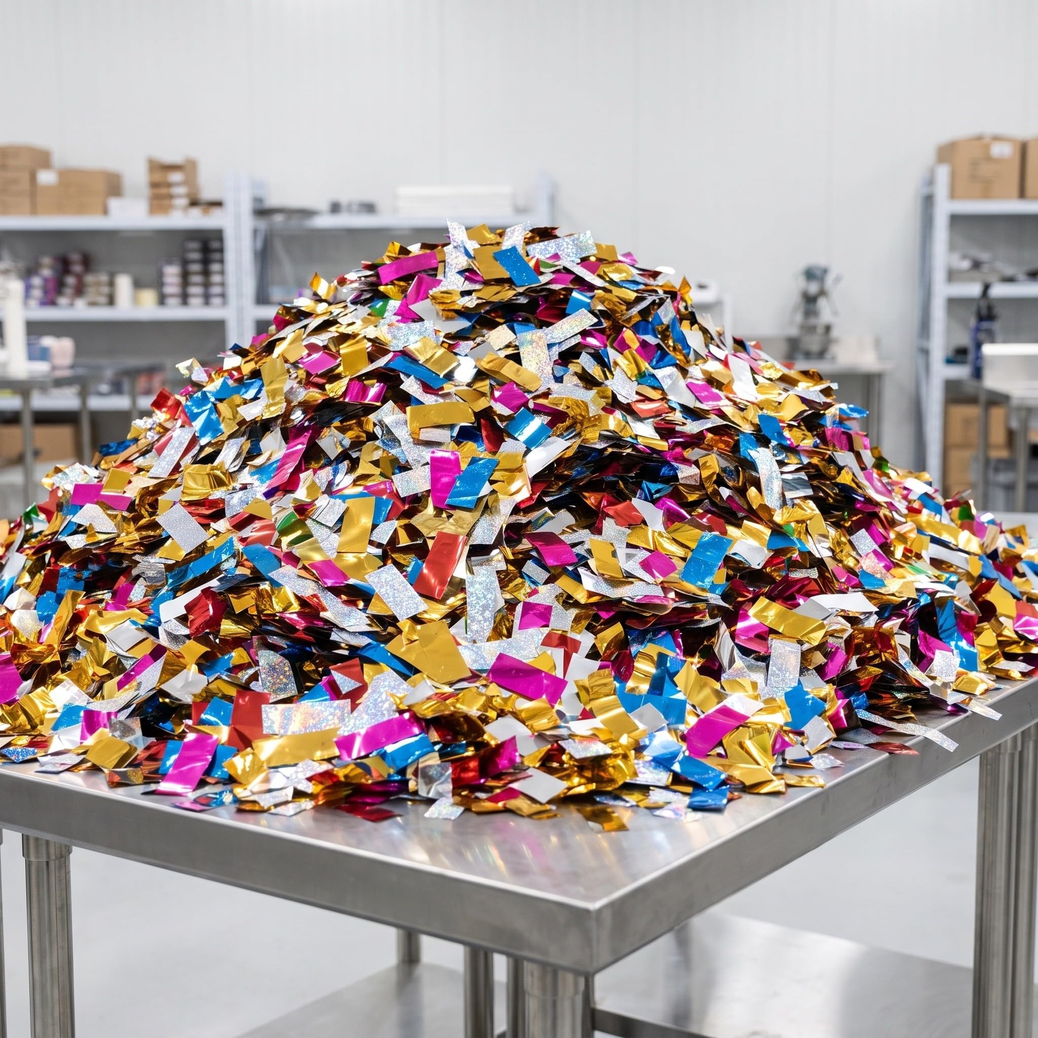 Kisangel Nachfüllpackungen für Konfettimaschinen – 1 kg elektrische Konfettikanonen-Kartuschen für Hochzeiten, Geburtstage, Abschlussfeiern, Babypartys, Kinderpartys und Gastgeschenke