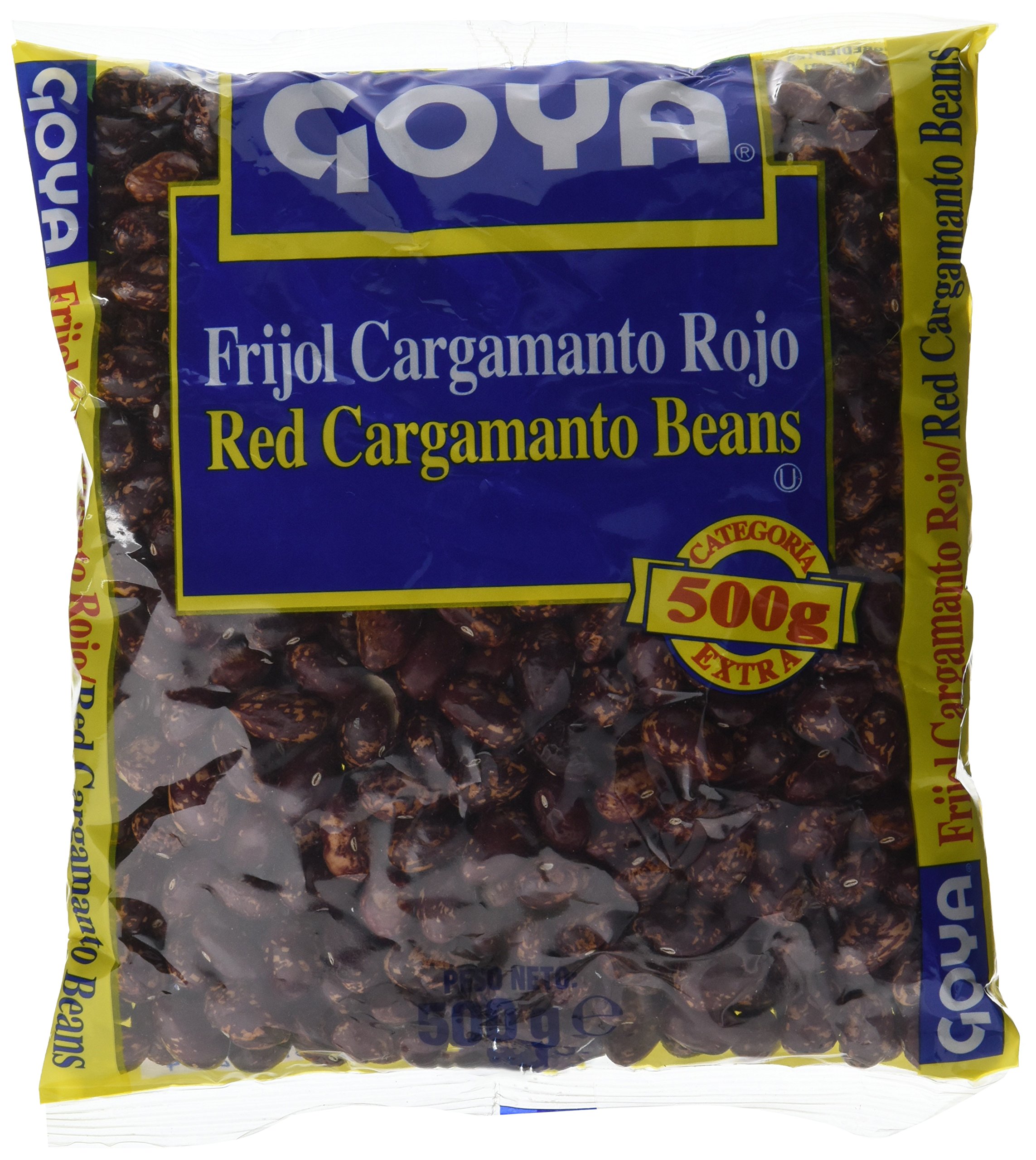 Goya Frijol Cargamanto Rojo - 9 Paquetes de 500 gr - Total: 4500 gr