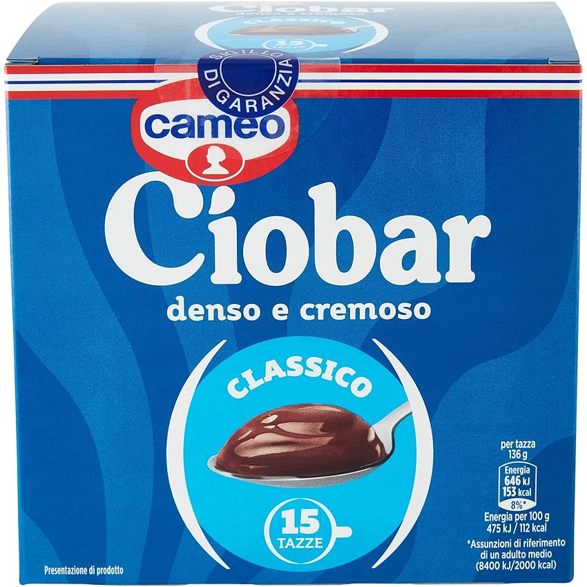Immagine del prodotto Cameo Ciobar Gusto Classico, 1 pacco con 15 buste, 375 g