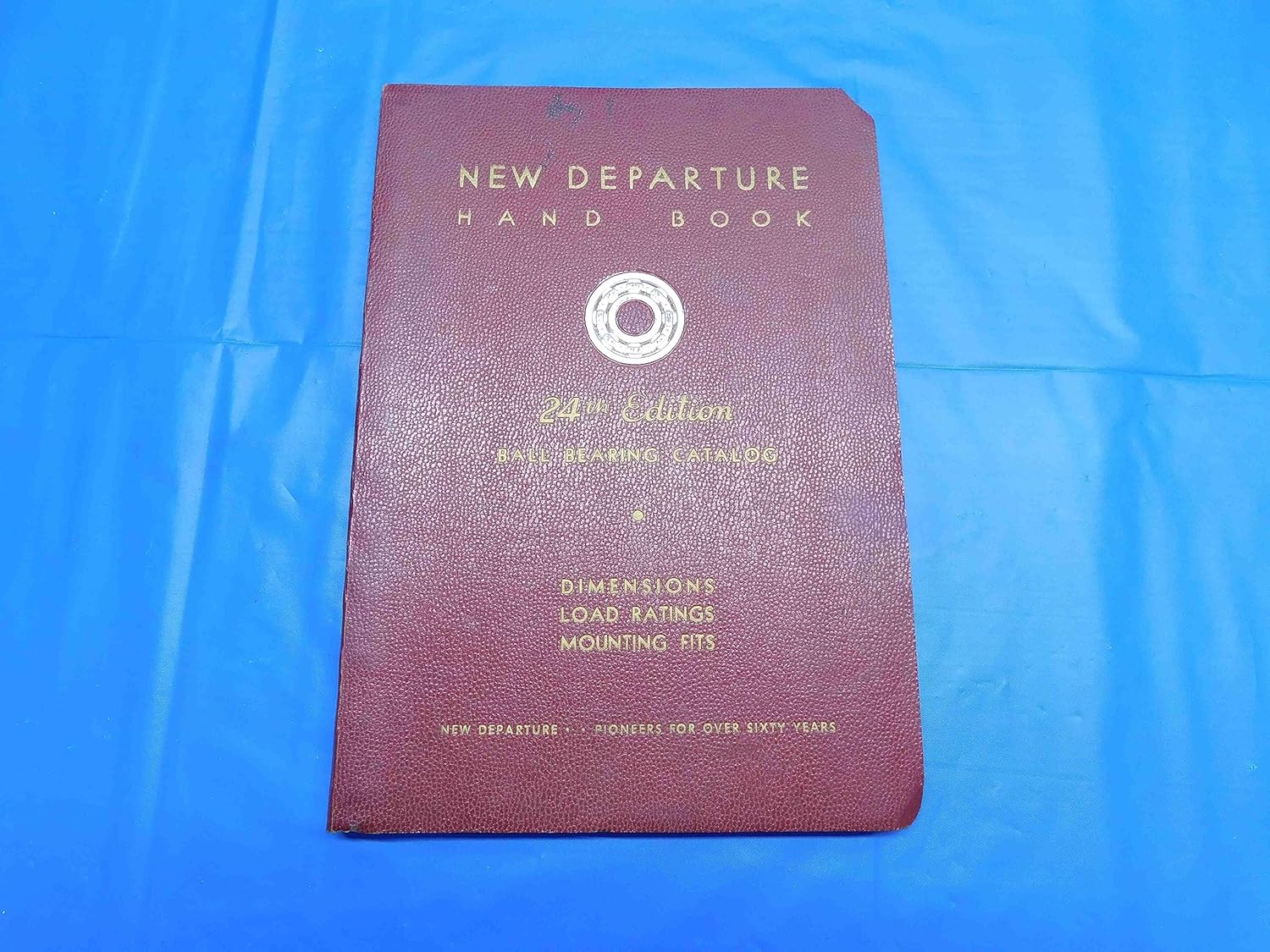 New Departure 24TH Ball Bearing Catalog Dimensions Load Rating MOUNTING