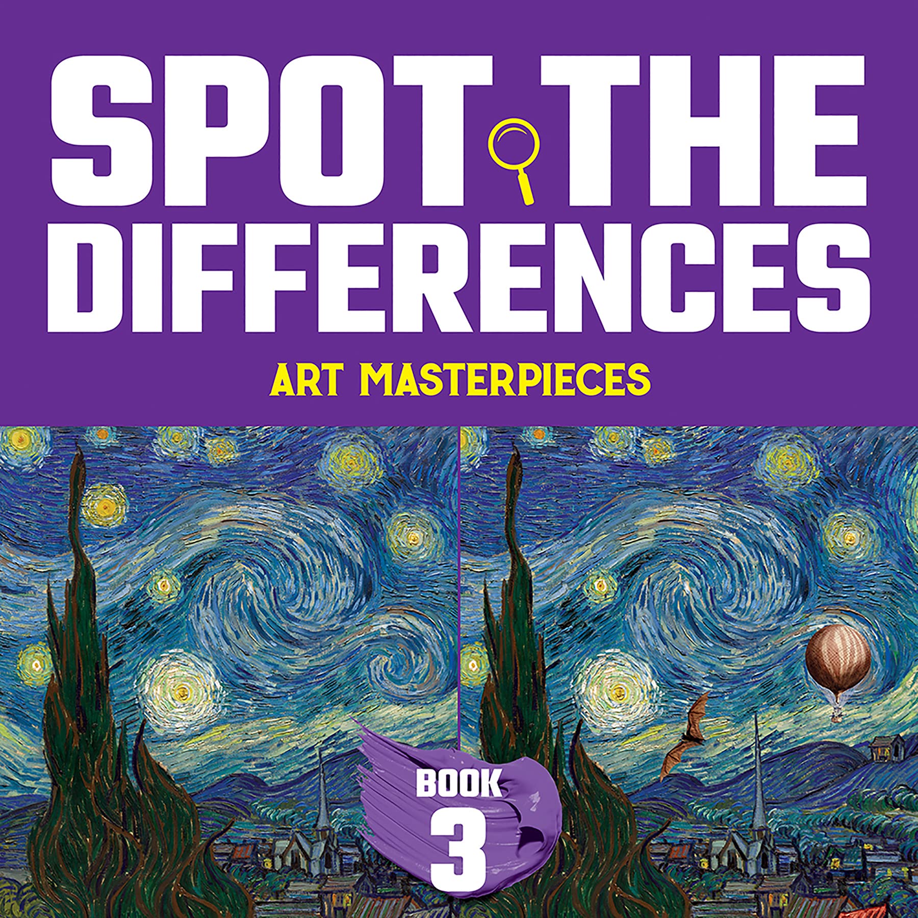 Spot the Differences: Art Masterpieces, Book 3 (Dover Kids Activity Books)