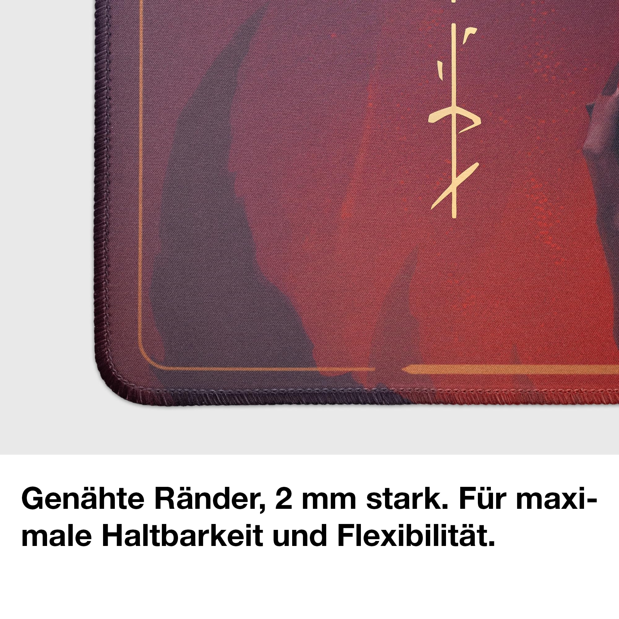 Alfies! The Whispering One MTG Spielmatte | Handgemaltes Artwork | Handgefoilte Gold-Details | In der EU entworfen | Individuelle Form | Für Magic MTG