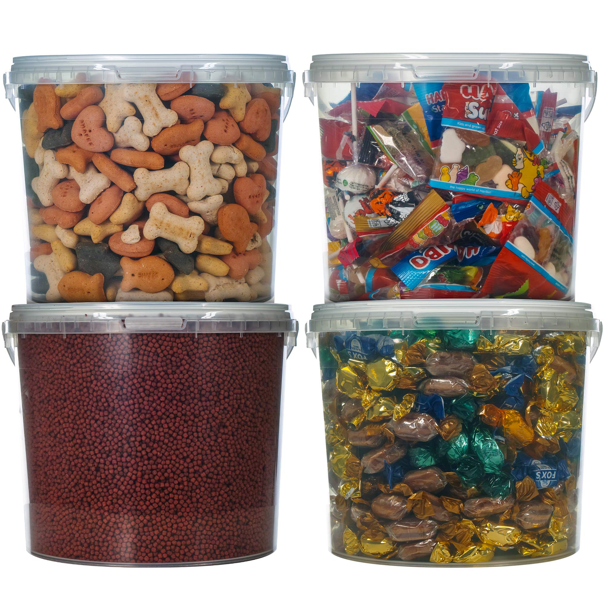 GroundMaster Plastic Multipurpose Durable Storage Tubs | 100% Recyclable | 5L (20 Tubs)