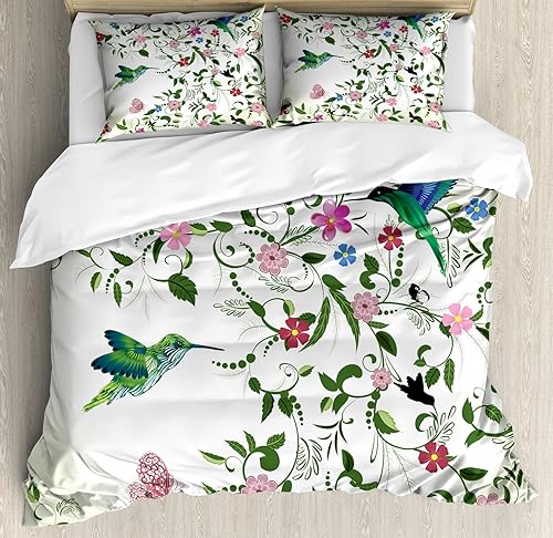 Ambesonne - Funda de cobertor multicolor disponible en 3 colores y tamaños diferentes