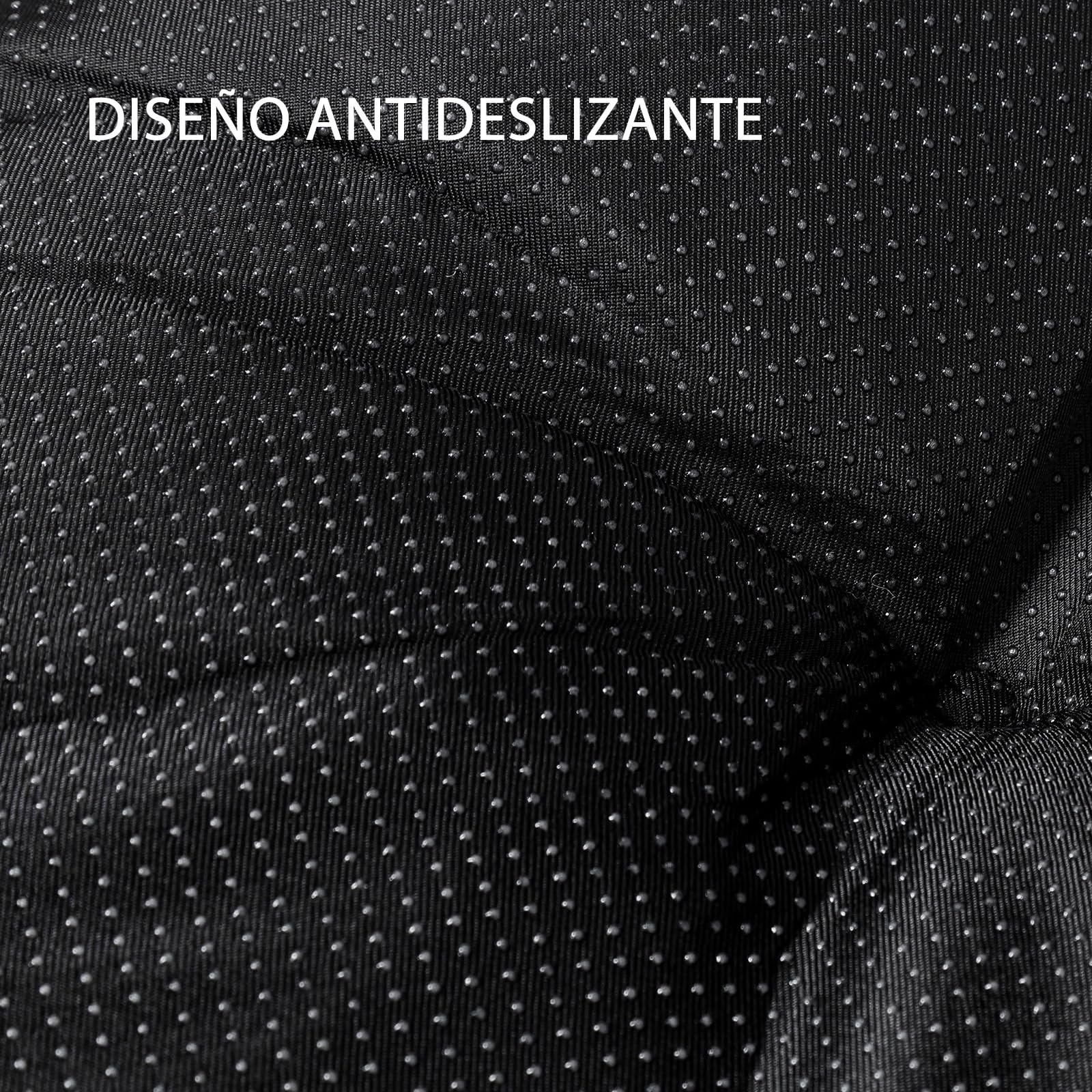 Cama para Perros Grandes: Cama Perro Lavable – (106 x 70 x 7 cm) | Tejido de Felpa Suave – Base Antideslizante – Ideal para el salón, la jaula, el maletero del coche Gris