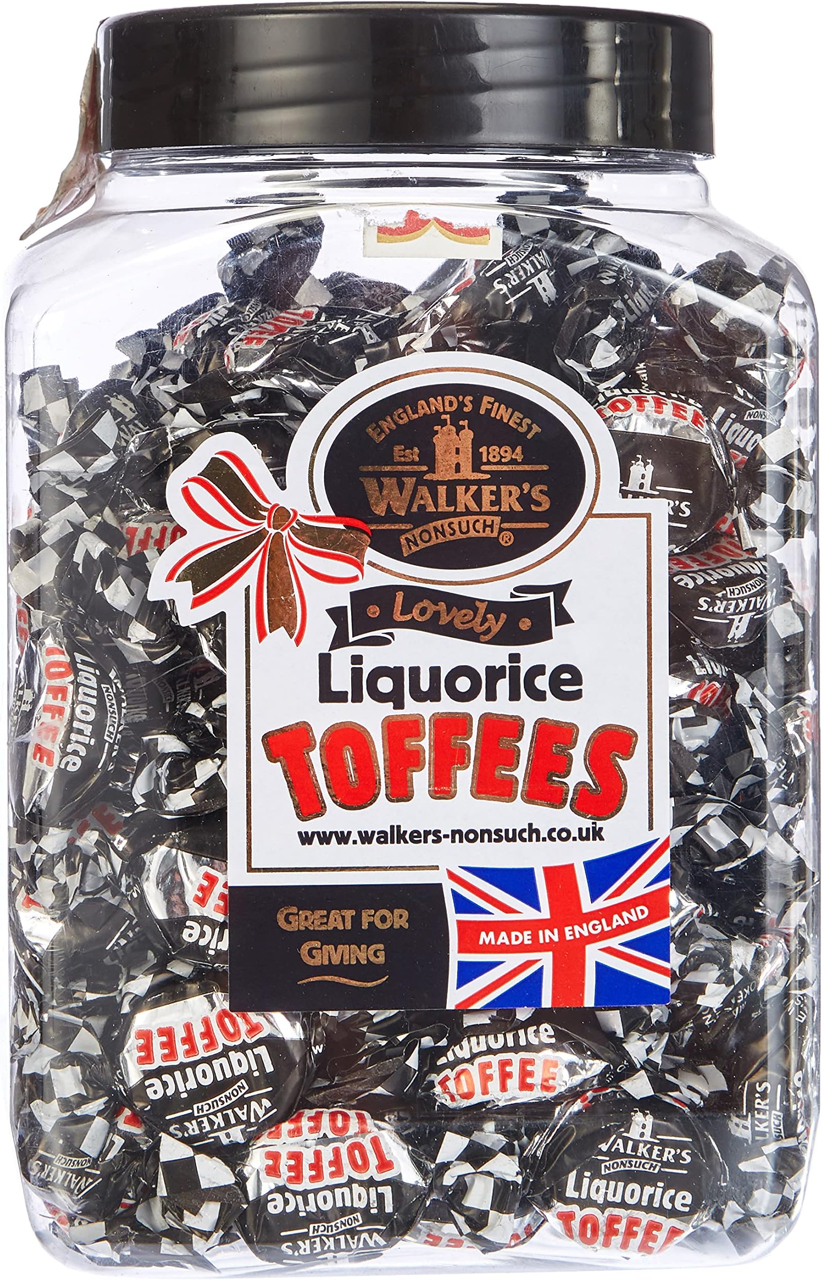 Liquorice Toffee 1.25 kg Jar