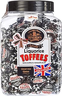 Walkers Nonsuch Liquorice Toffee 1.25 kg Jar