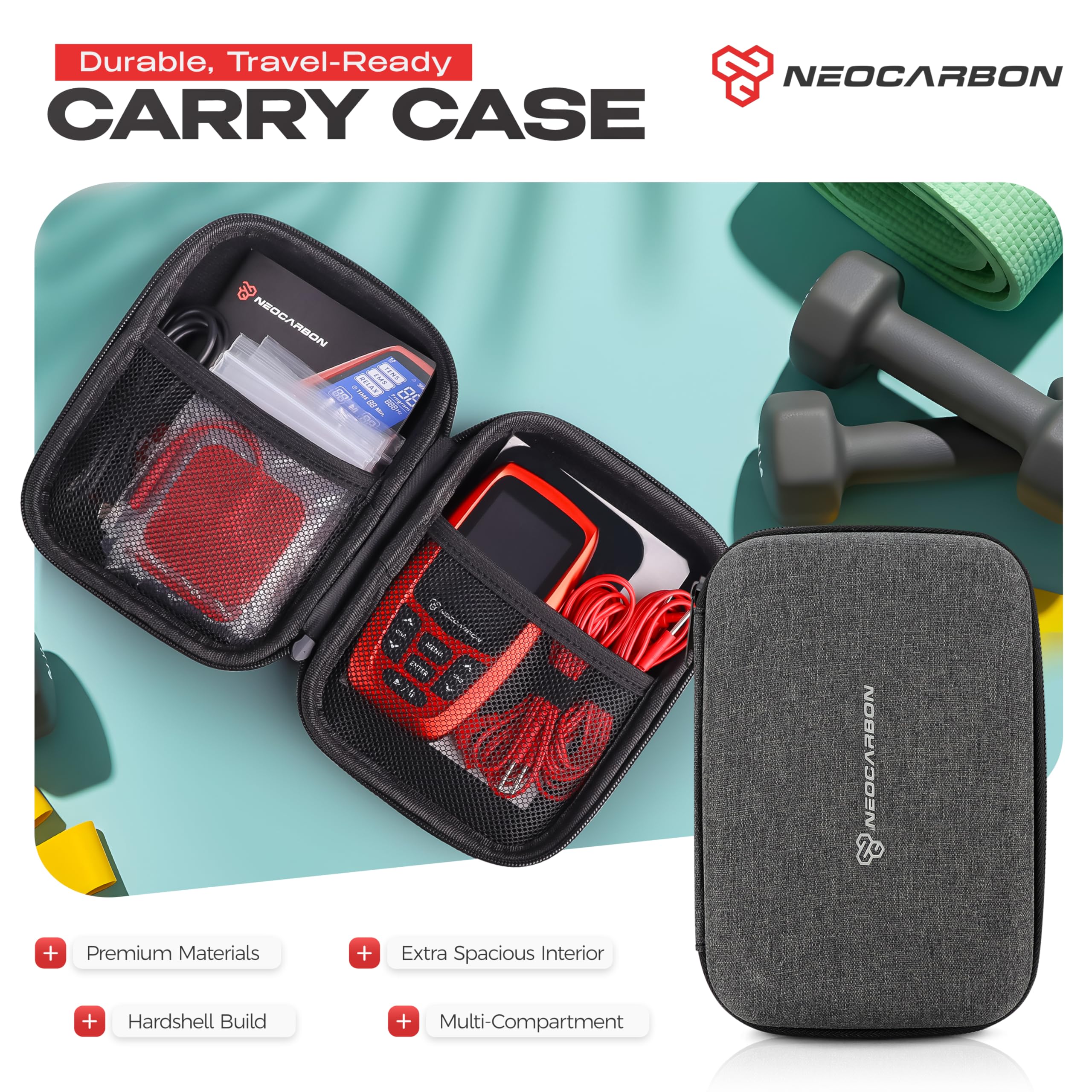 Neocarbon TENS Unit - Pain Relief & Muscle Stimulator -6