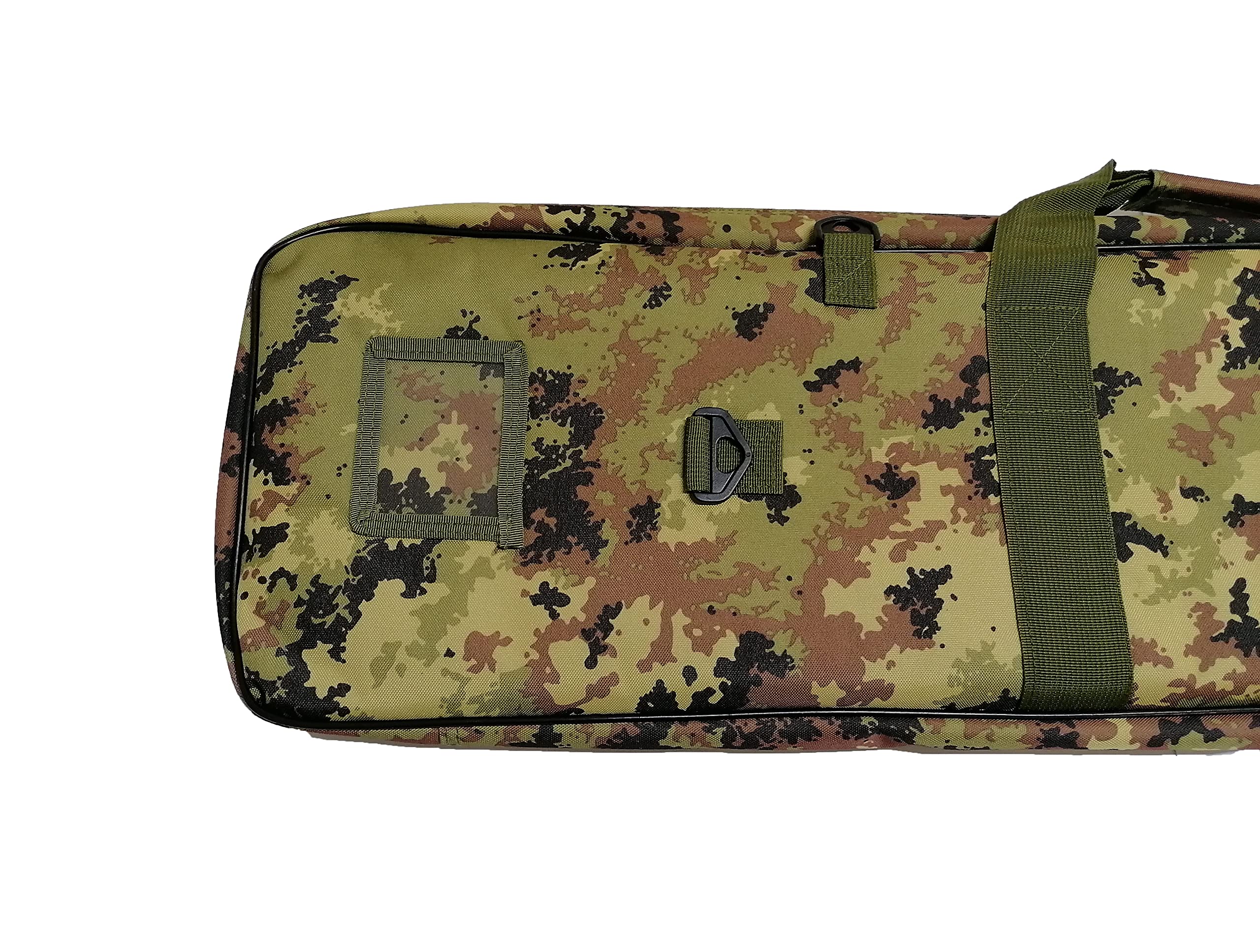 Borsa Porta Fucile Sacca Custodia Vegetato Italiano Vegetata Softair Soft Air con Tasche Imbottitura 109 cm Capiente Grande e Bersagli