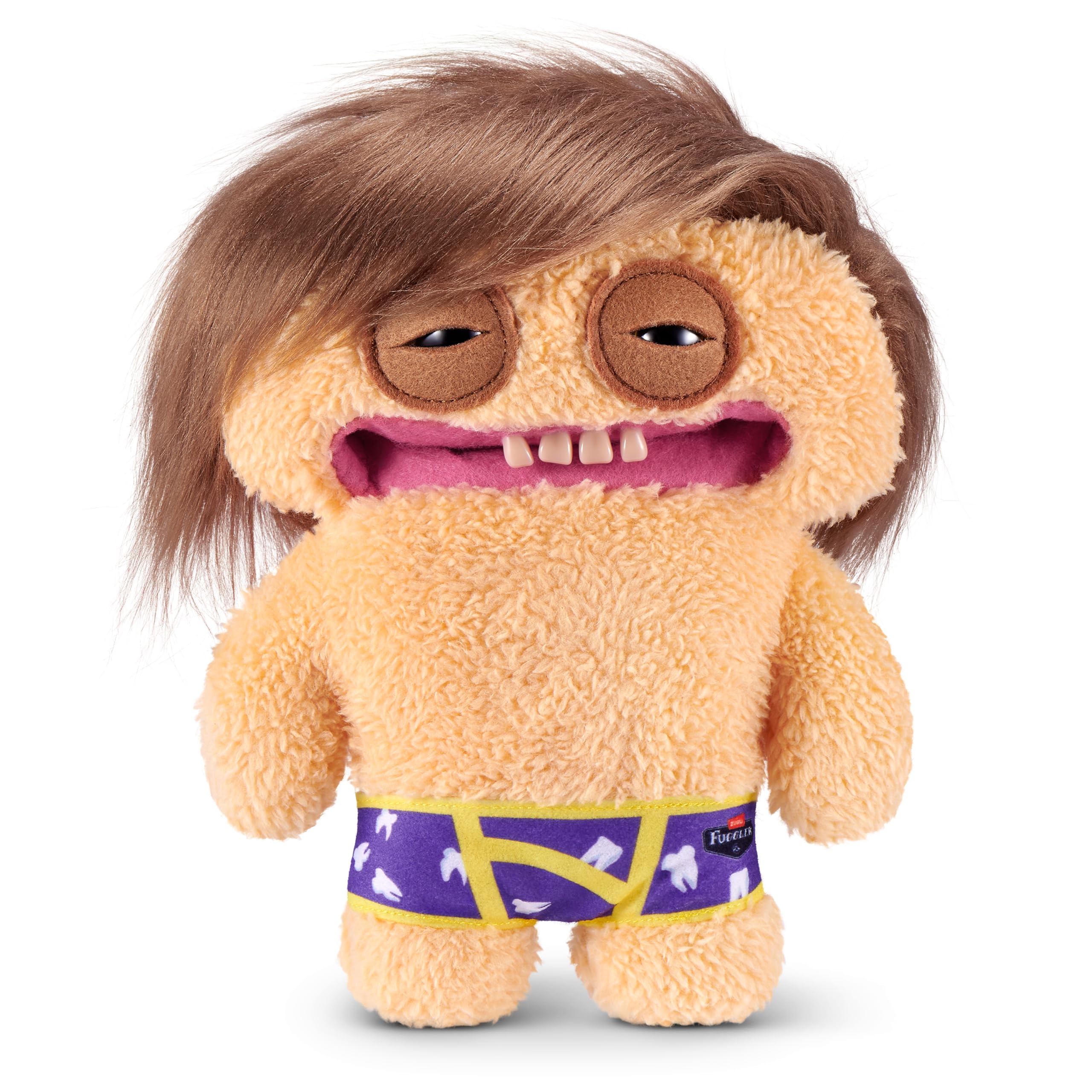 Fuggler Fugg Stars Series 2 9 Inch Plush Collectible Toy (Fuggbieb) by ZURU Featuring Funny Ugly Monster Design with Wild Expressions, Unique Personalities, and Chaotic Style for Fans and Collectors