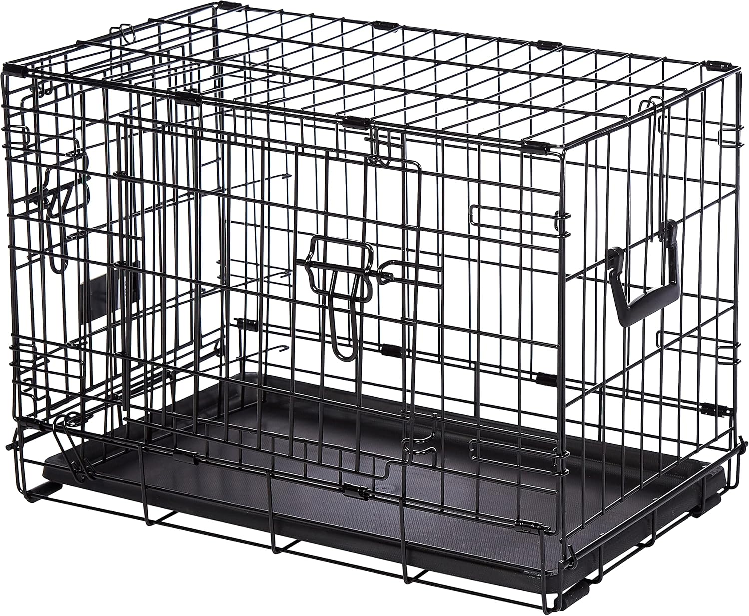 Midwest Gloves Contour Double Door Dog Crate 22x13x16 Black Pet Supplies