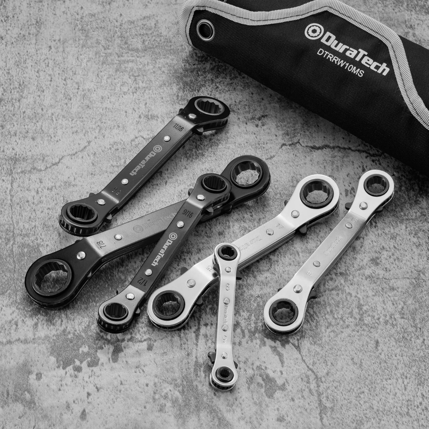 DURATECH wrenches with rolling pouch