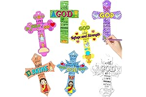 CY2SIDE Color Your Own Holy Week Cross for Kids